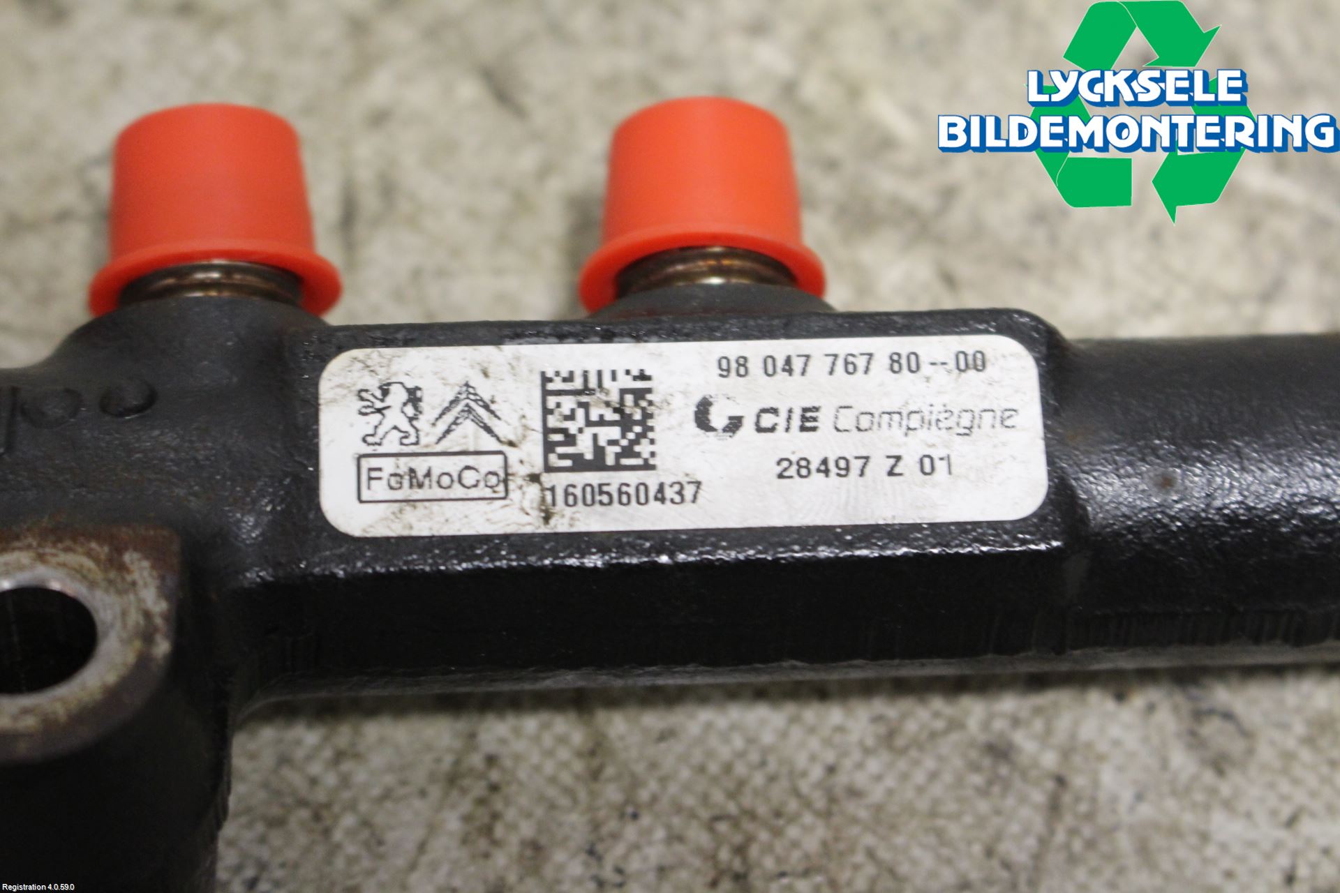 Citroen BERLINGO 08-18 Inj. Fuelrail