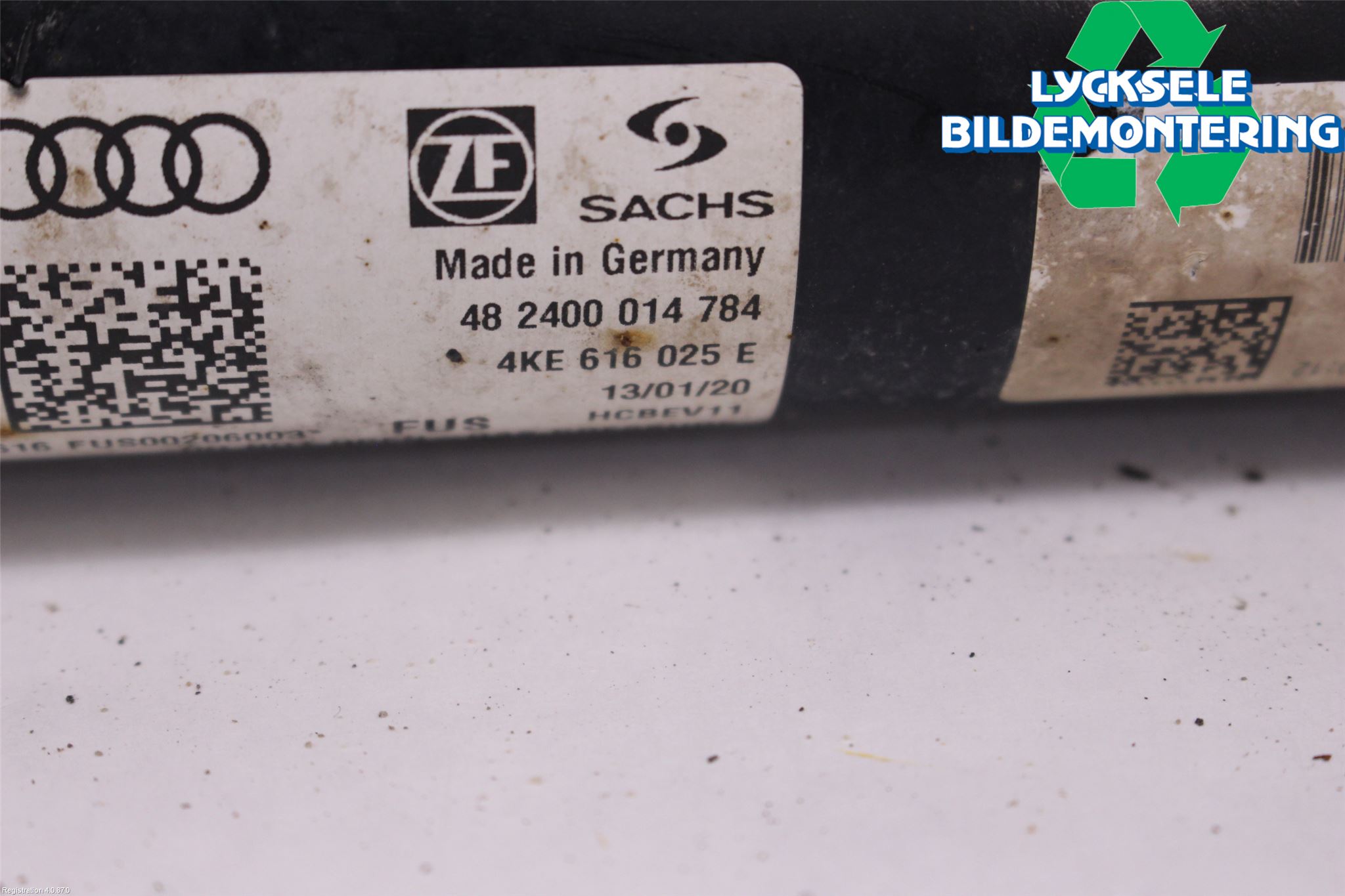 Audi E-TRON, S GE 19- Stötdämpare Bak