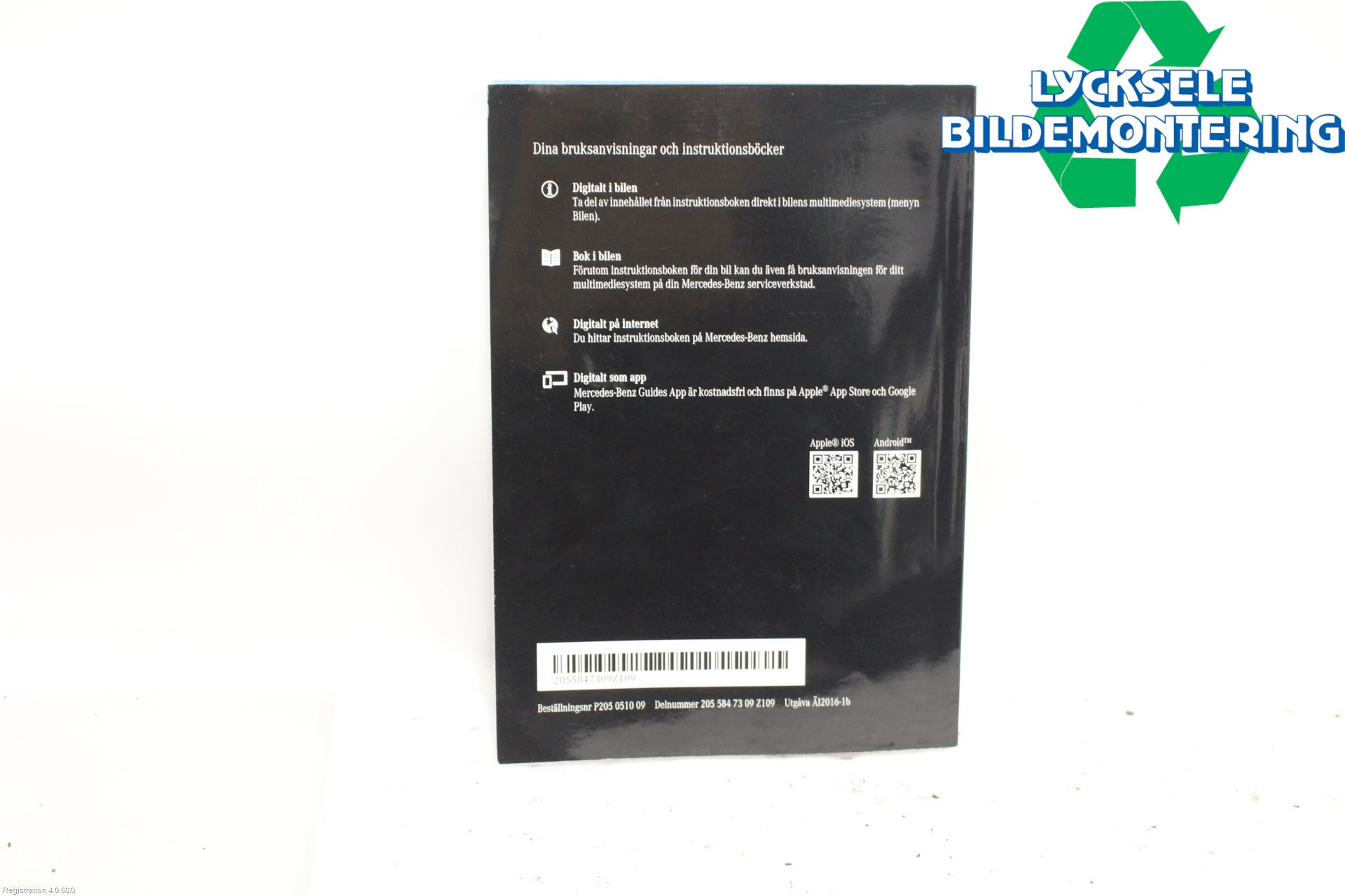 Mercedes-Benz MB C-KLASS (W205) 14-21 Instruktionsbok