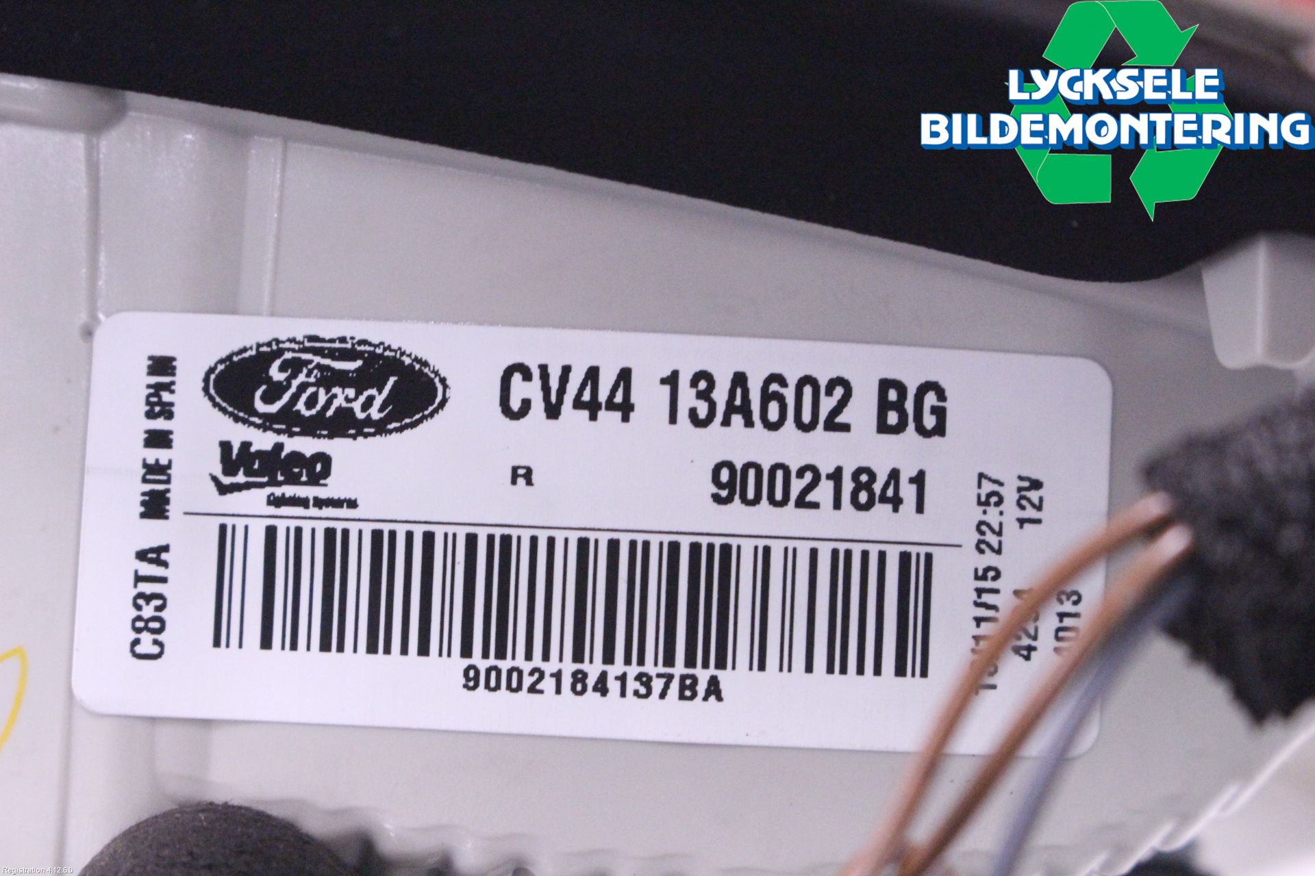 Ford KUGA 13-16 Bakljus Lucka Hö