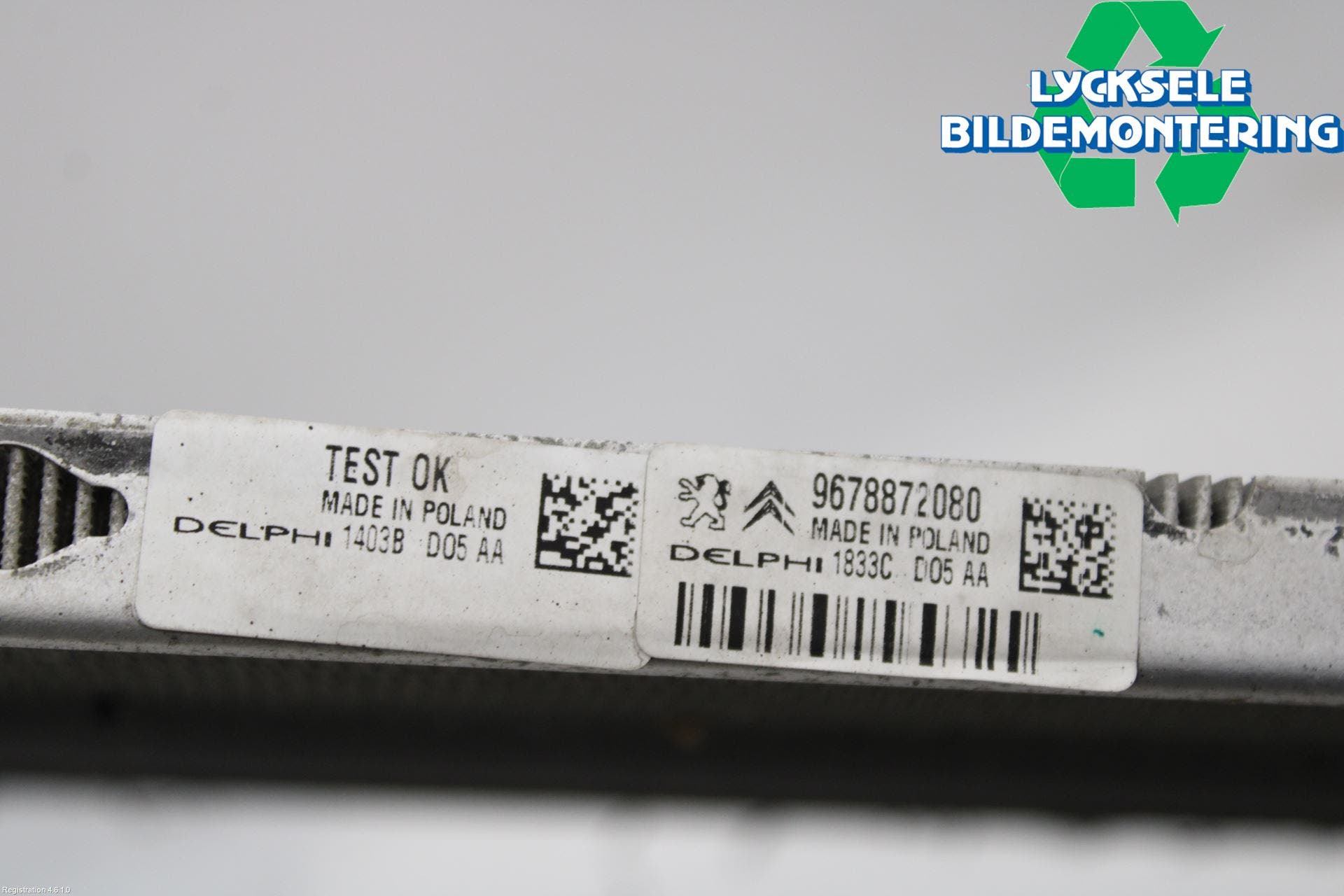 Peugeot 508 11-18 Ac Kondensor-Kylare