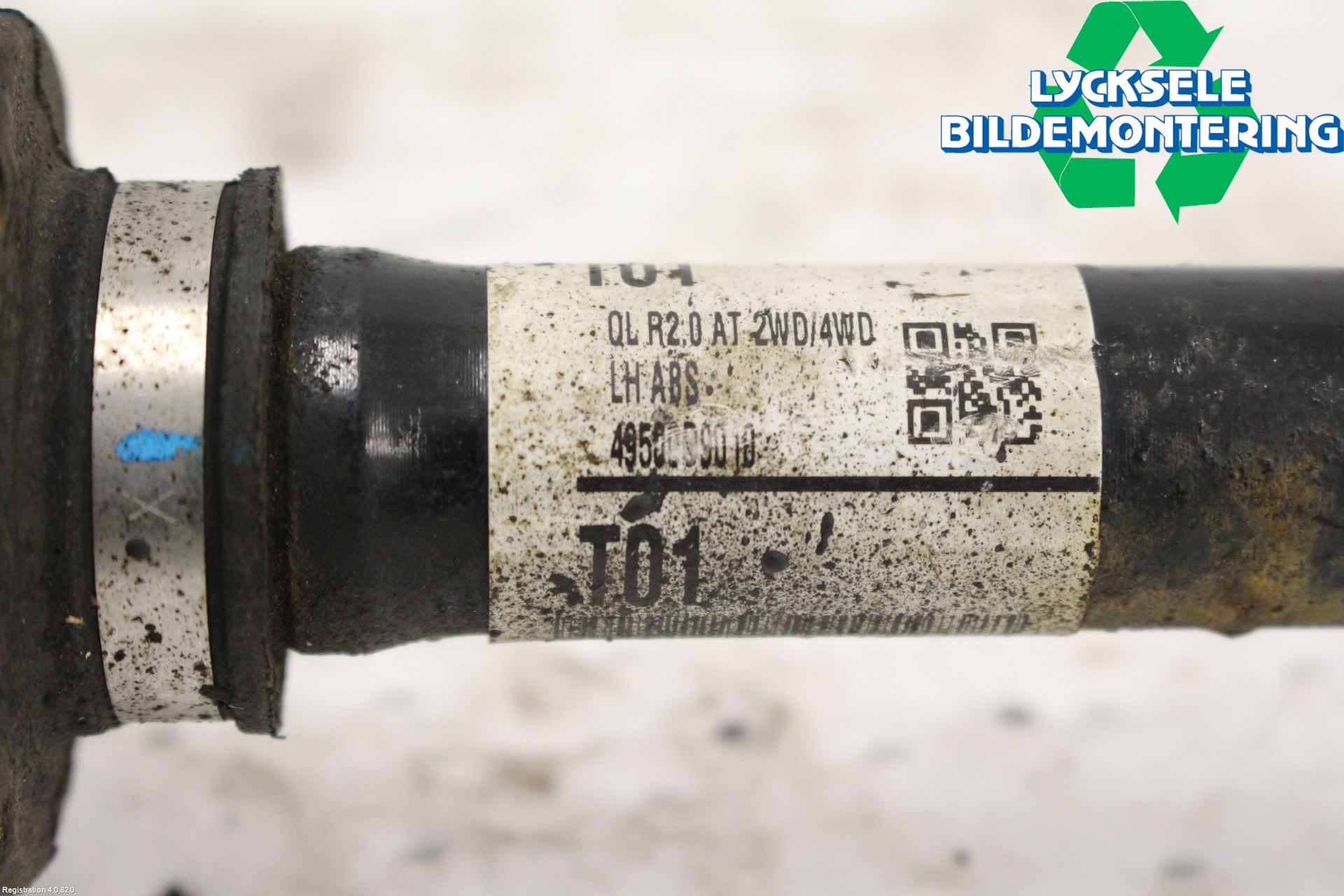 Kia SPORTAGE (QL) 16-21 Drivaxel Fram Vänster