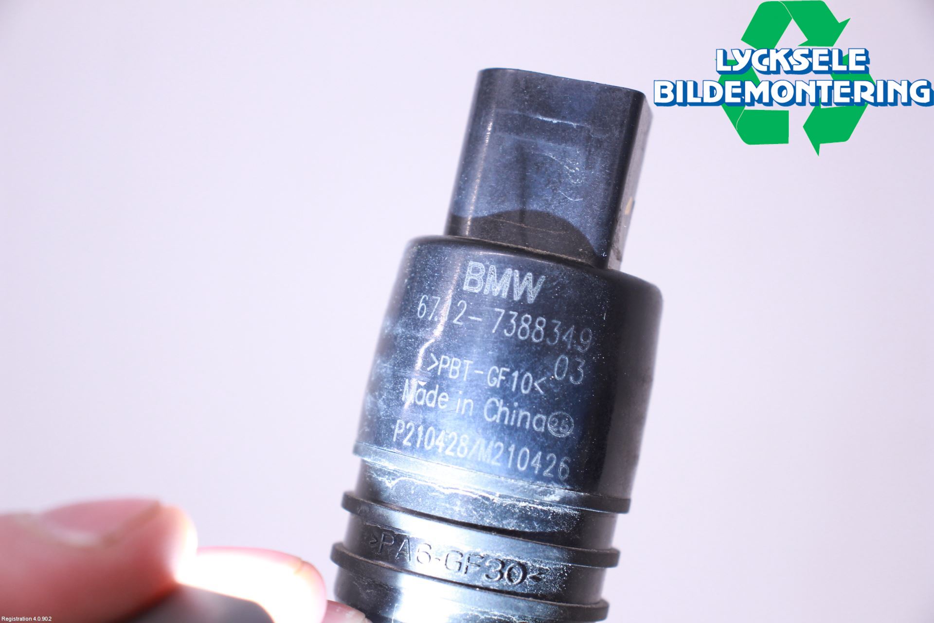 BMW i3 I01 13-22 Spolarpump Vindruta