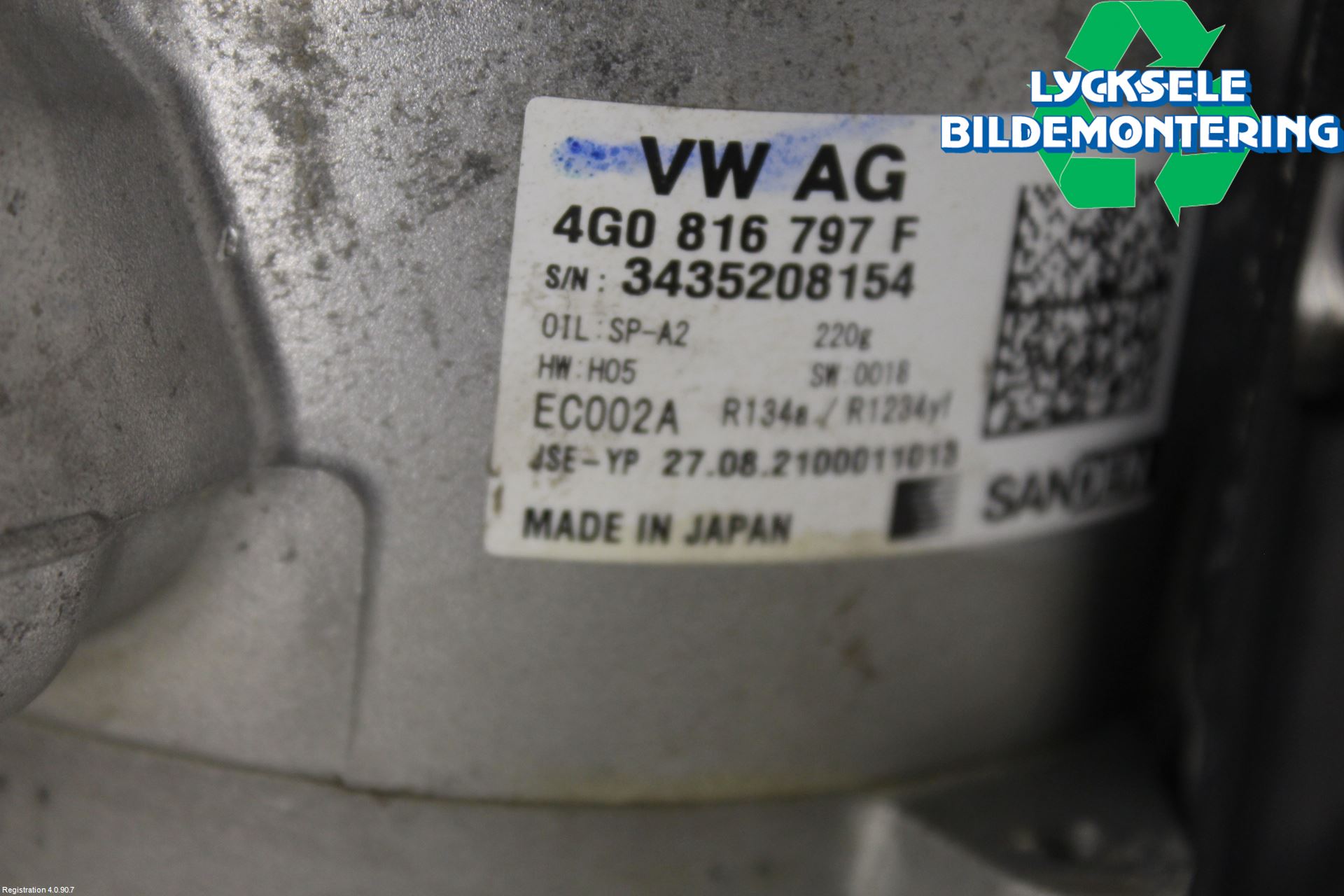 Audi E-TRON, S GE 19- Ac Kompressor