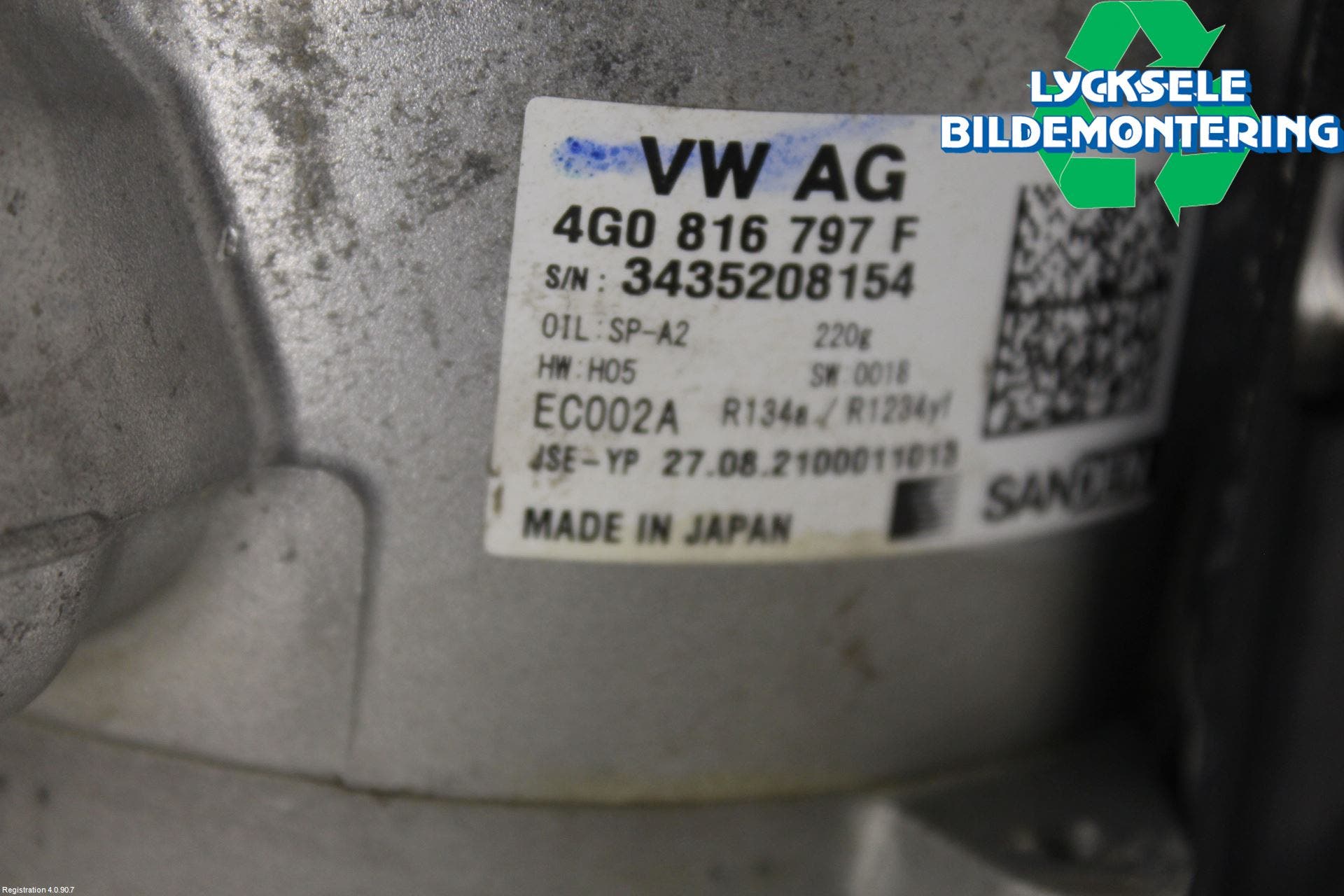 Audi E-TRON, S GE 19- Ac Kompressor