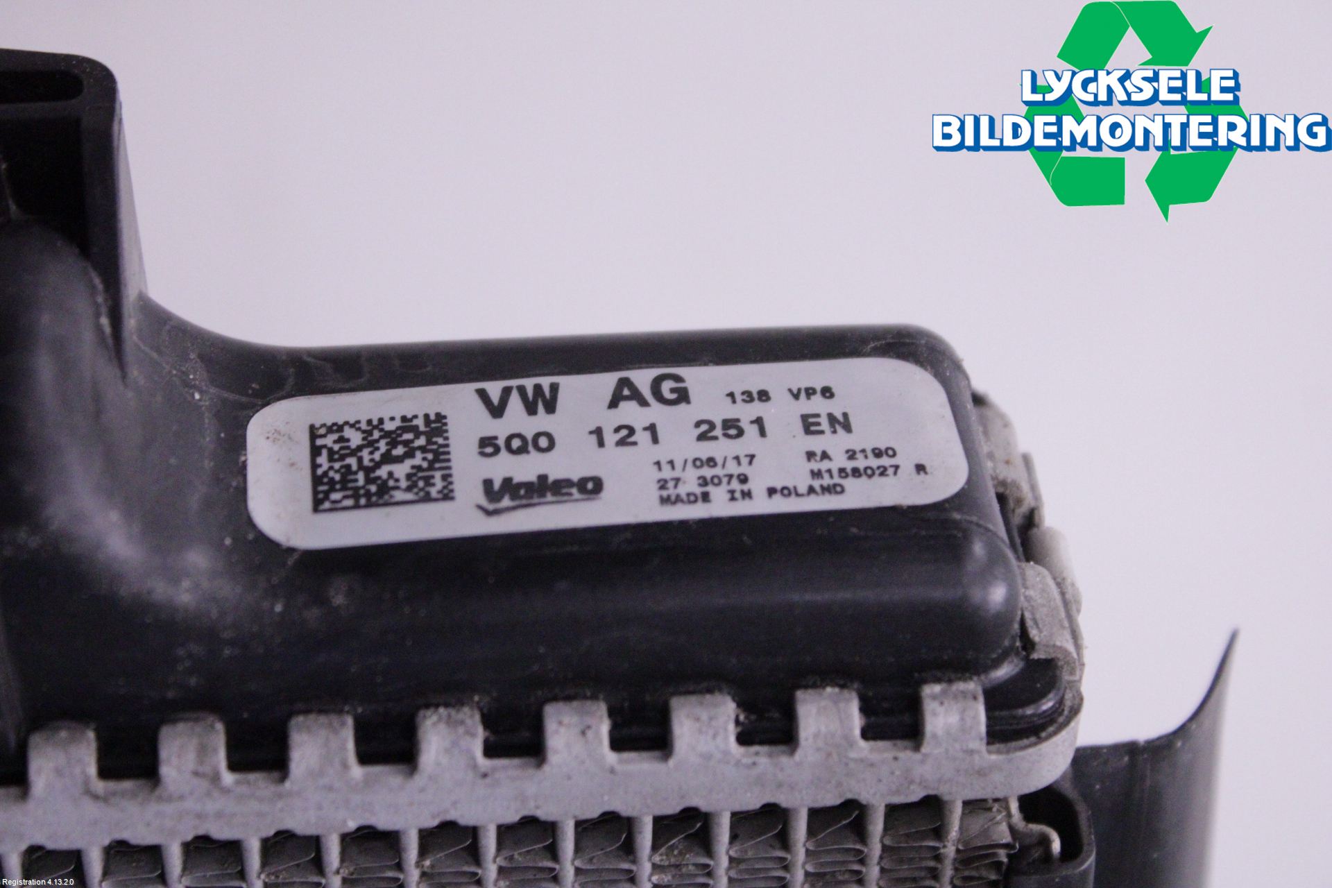 Volkswagen VW PASSAT 15-19 Kylare Aut