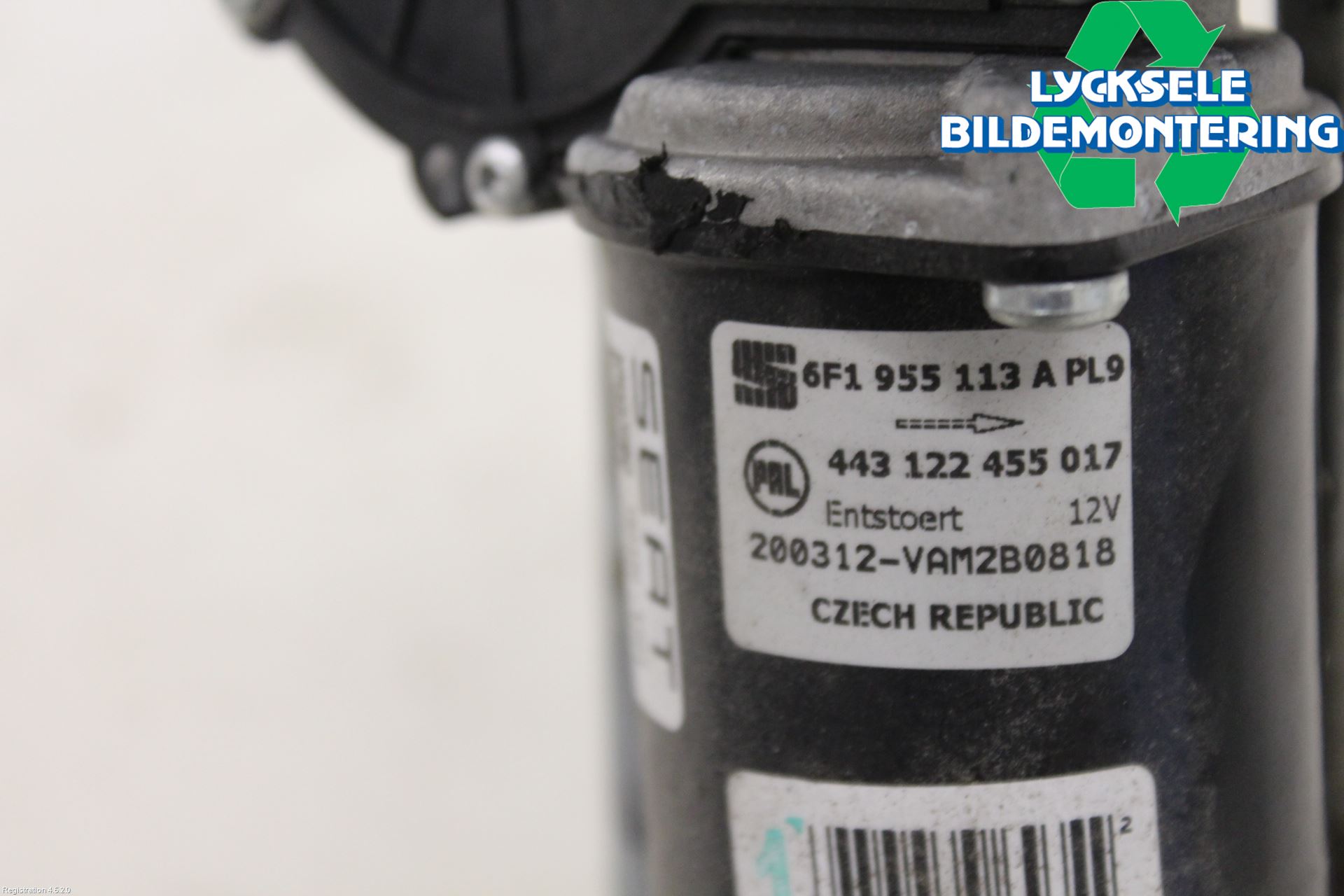 Seat ARONA Torkarmekanism Vindruta