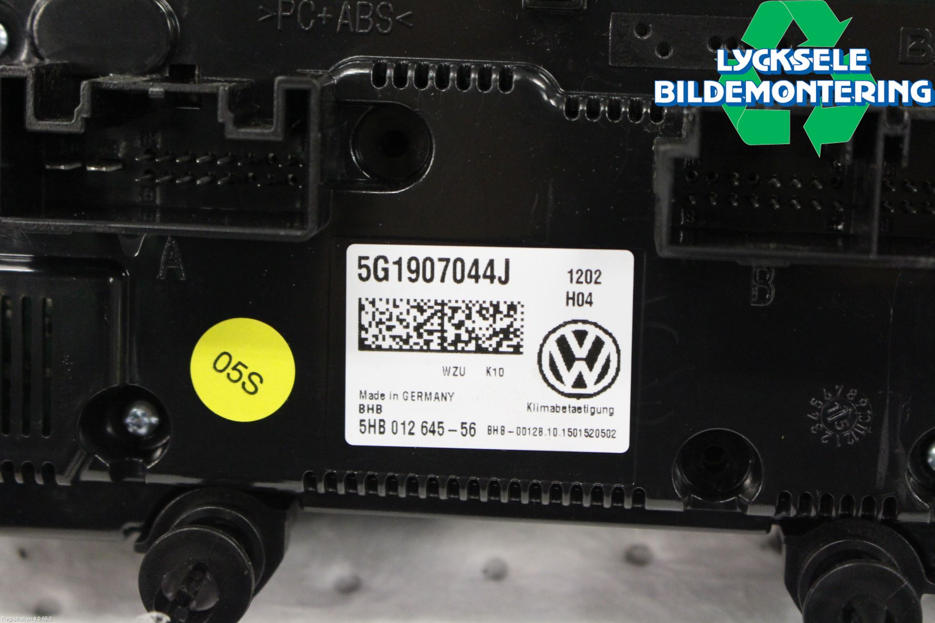 Volkswagen VW PASSAT 15-19 Ac Styrenhet Ac Manöveren