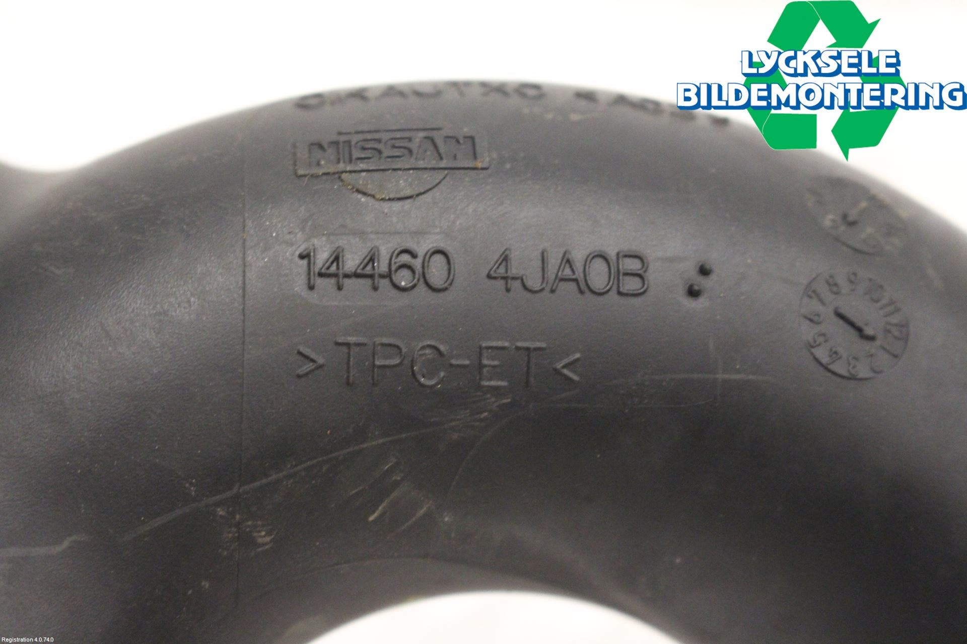 Nissan NAVARA 05-16 Laddluft-Intercoolerrör