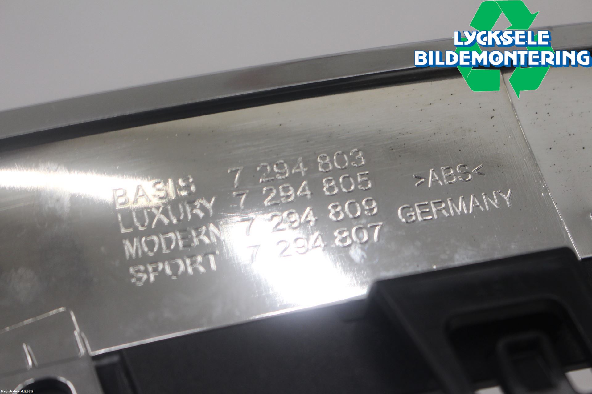 BMW 3 GT F34 13-19 Grilldel Vänster