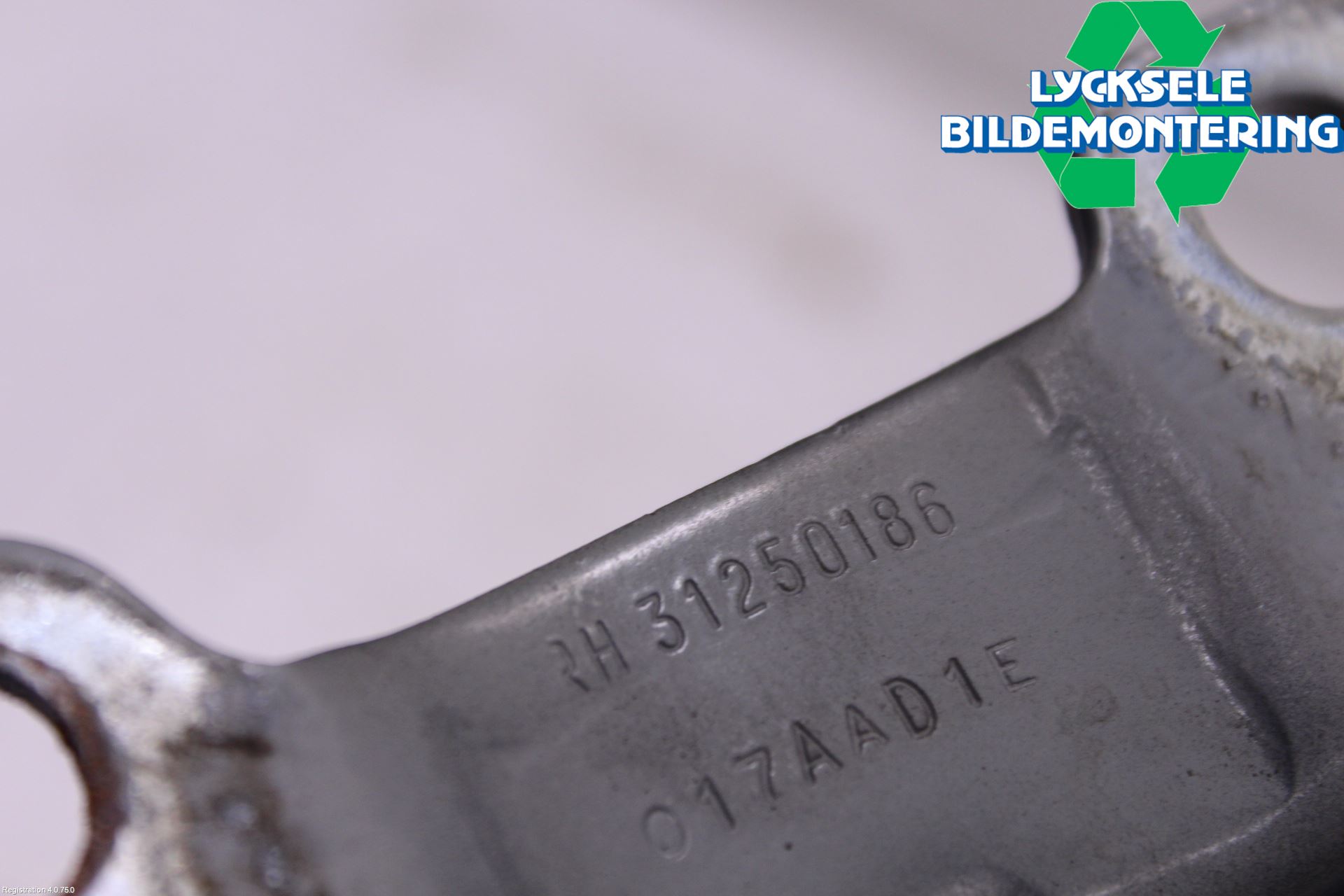 Volvo V70 08-13 Huvgångjärn