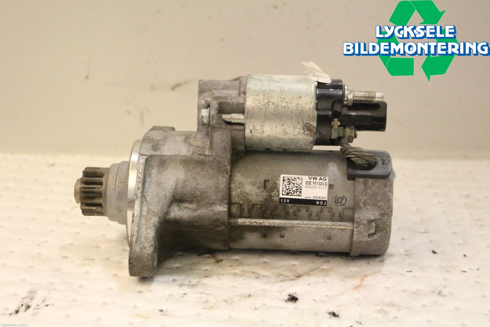 Volkswagen VW SCIROCCO 09-17 Startmotor