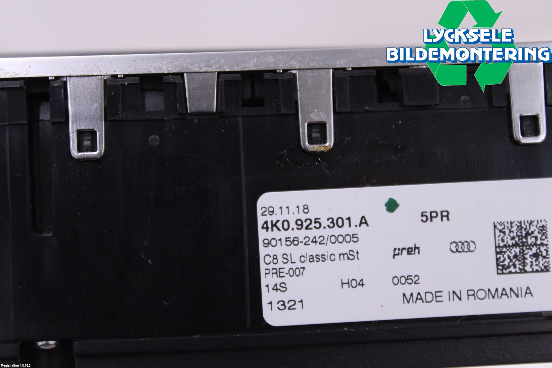 Audi A6 F2/C8 19- Strömställare Multifunktion