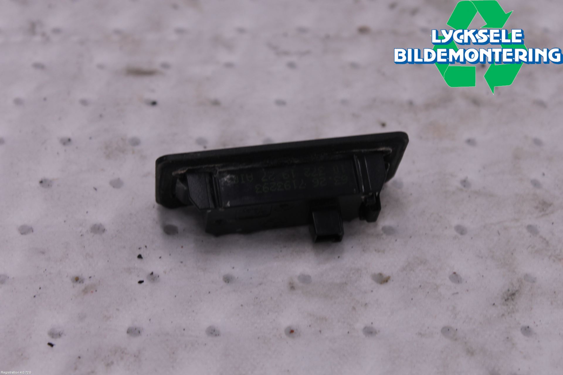 BMW X1 E84 10-15 Skylt Belysning