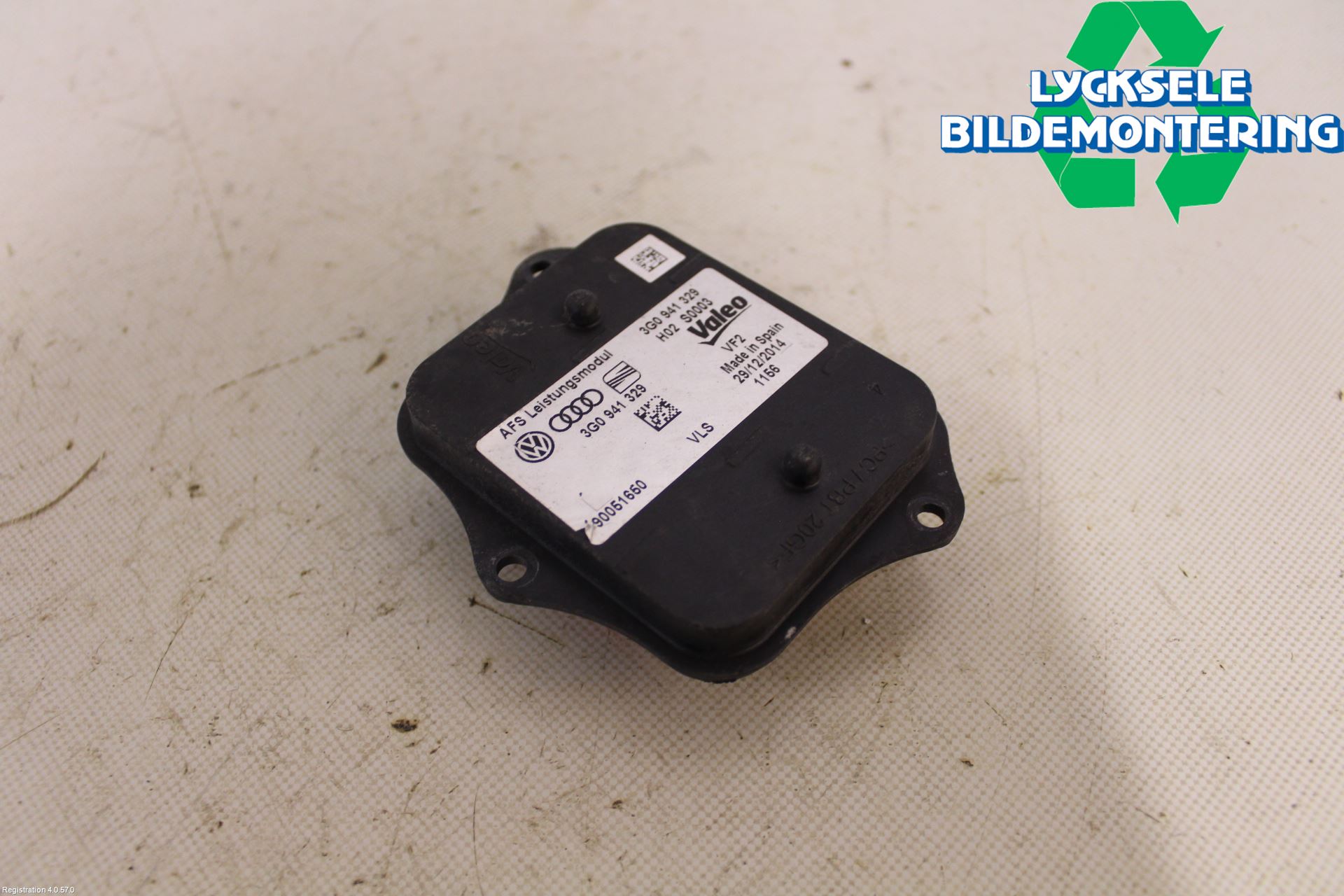 Volkswagen VW PASSAT 15-19 Styrenhet Strålkastare