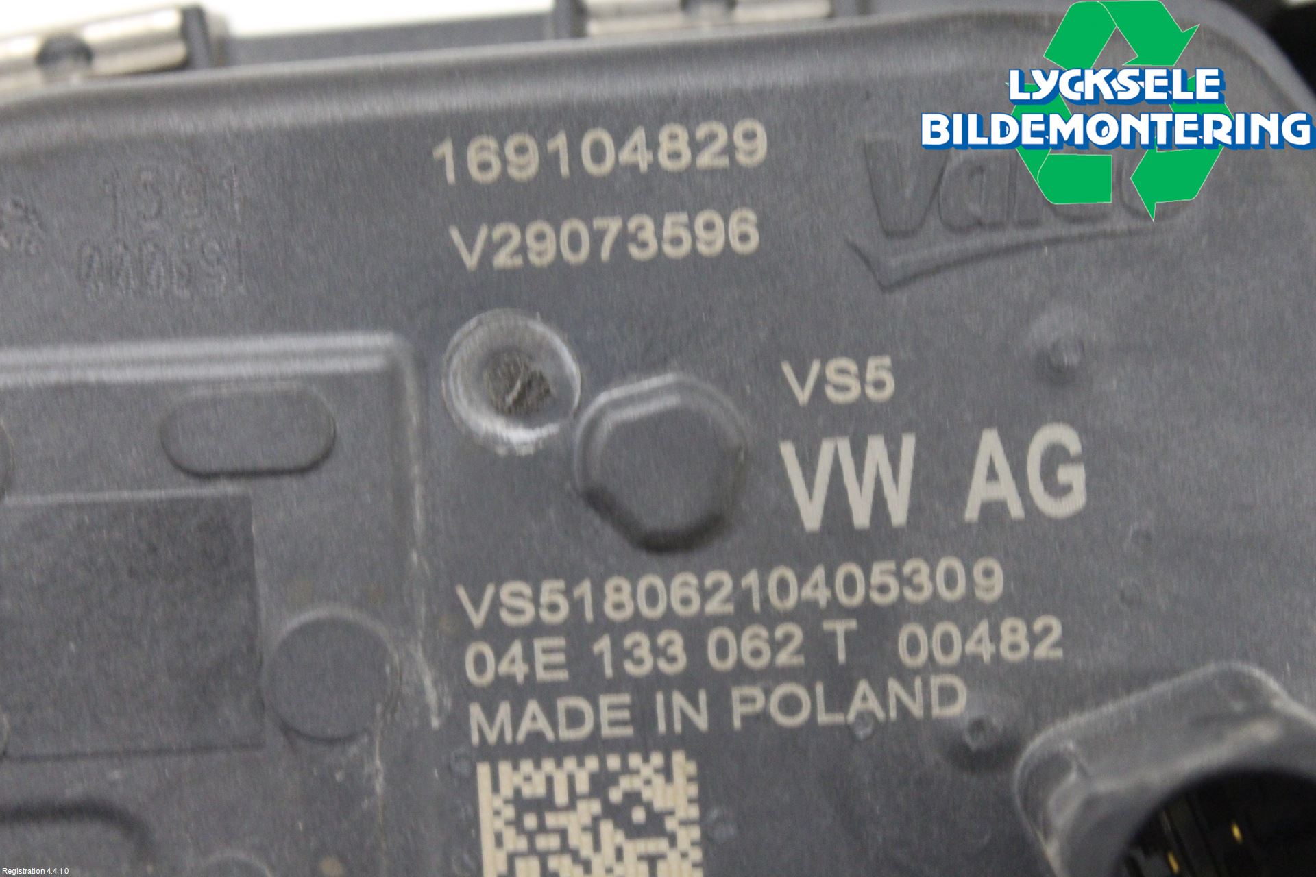 Volkswagen VW GOLF / E-GOLF VIII 20- Injspjällhus