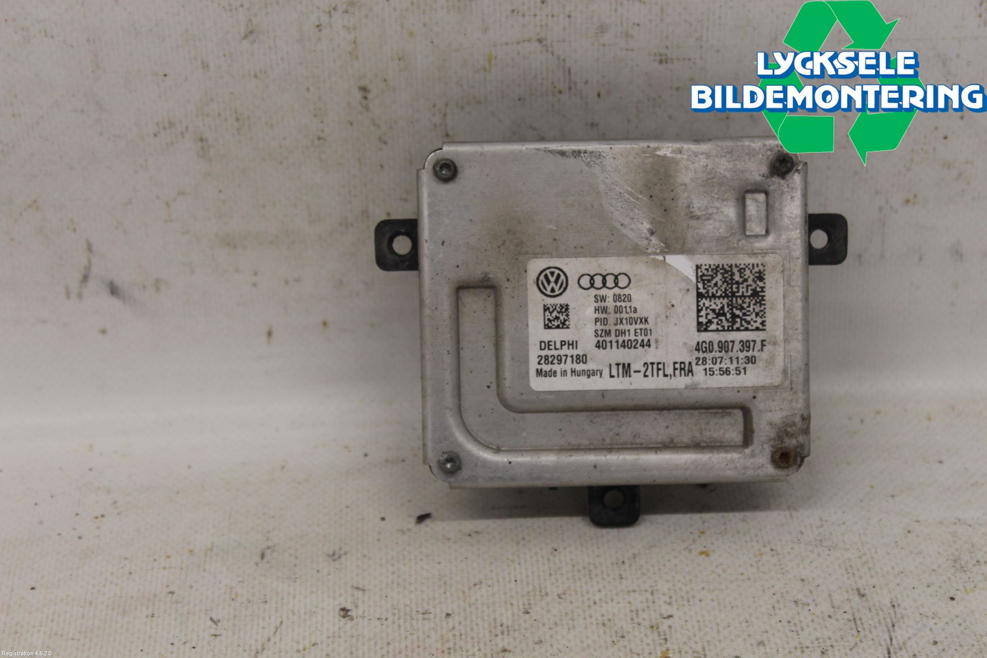 Audi A6/S6 4G 11-18 Styrenhet Strålkastare