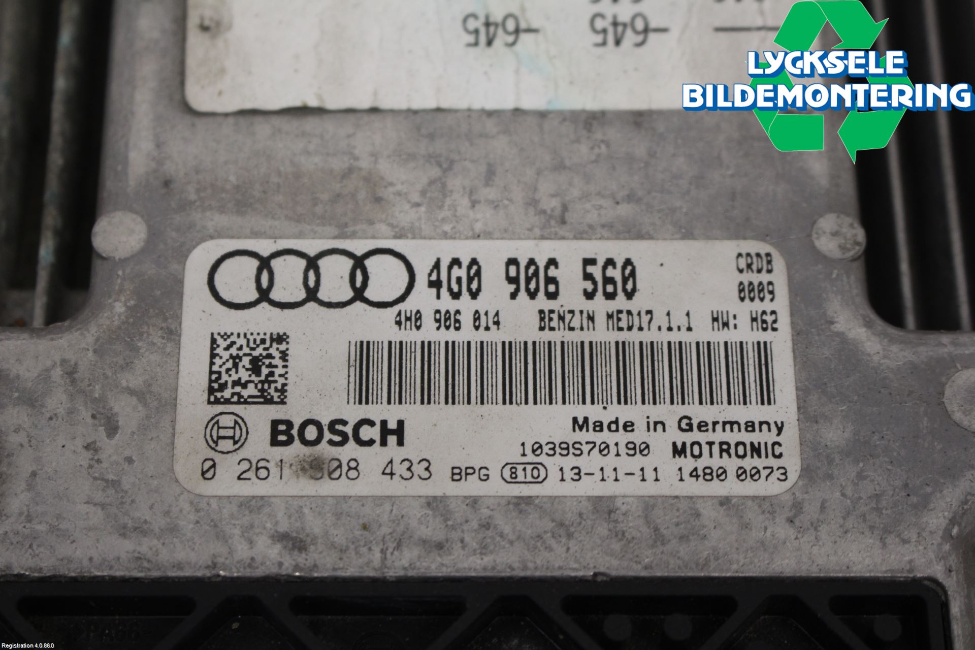 Audi A6/S6 4G 11-18 Styrenhet Insprut Bensin