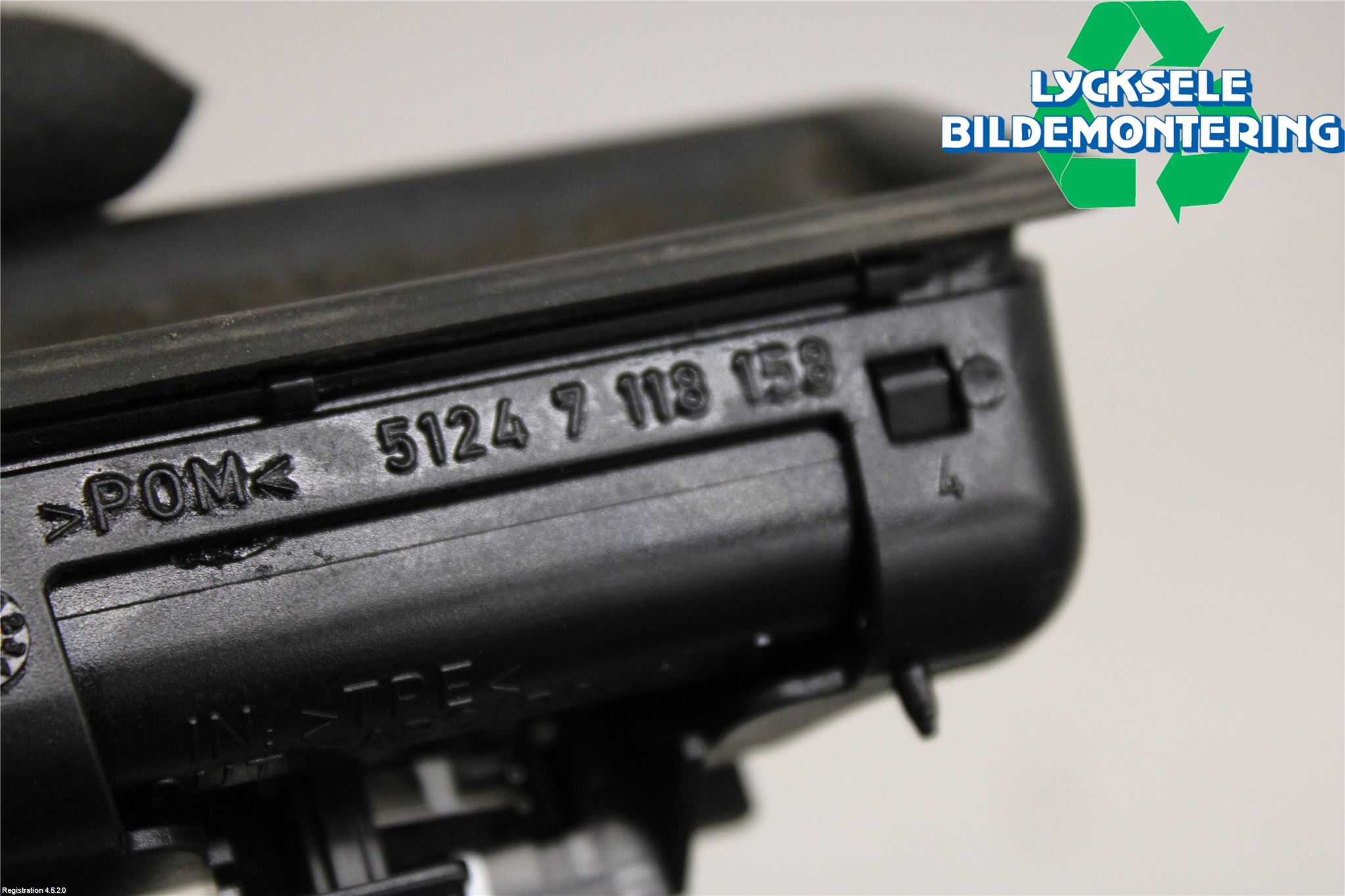 BMW X1 E84 10-15 Bakluckehandtag