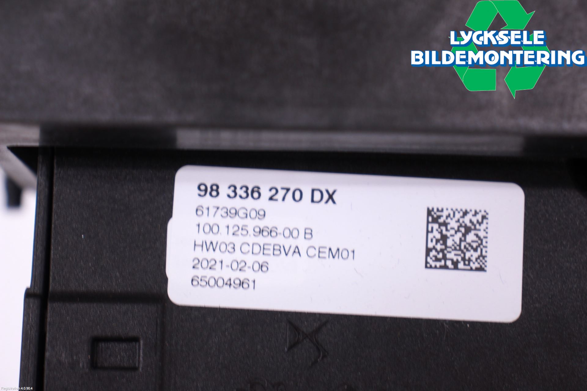 Peugeot 308 14-21 Växelspak