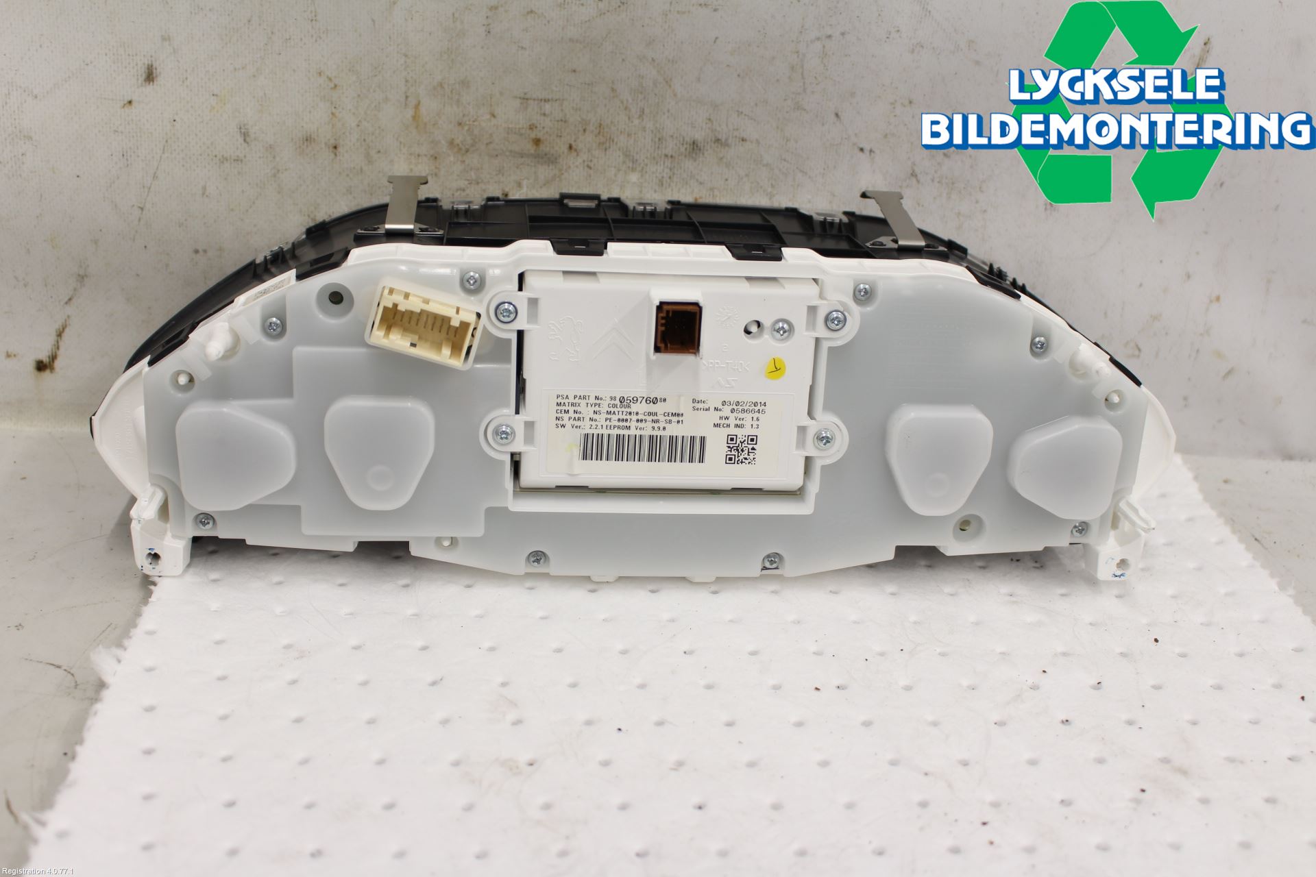 Peugeot 2008 13-20 Instrument Komb