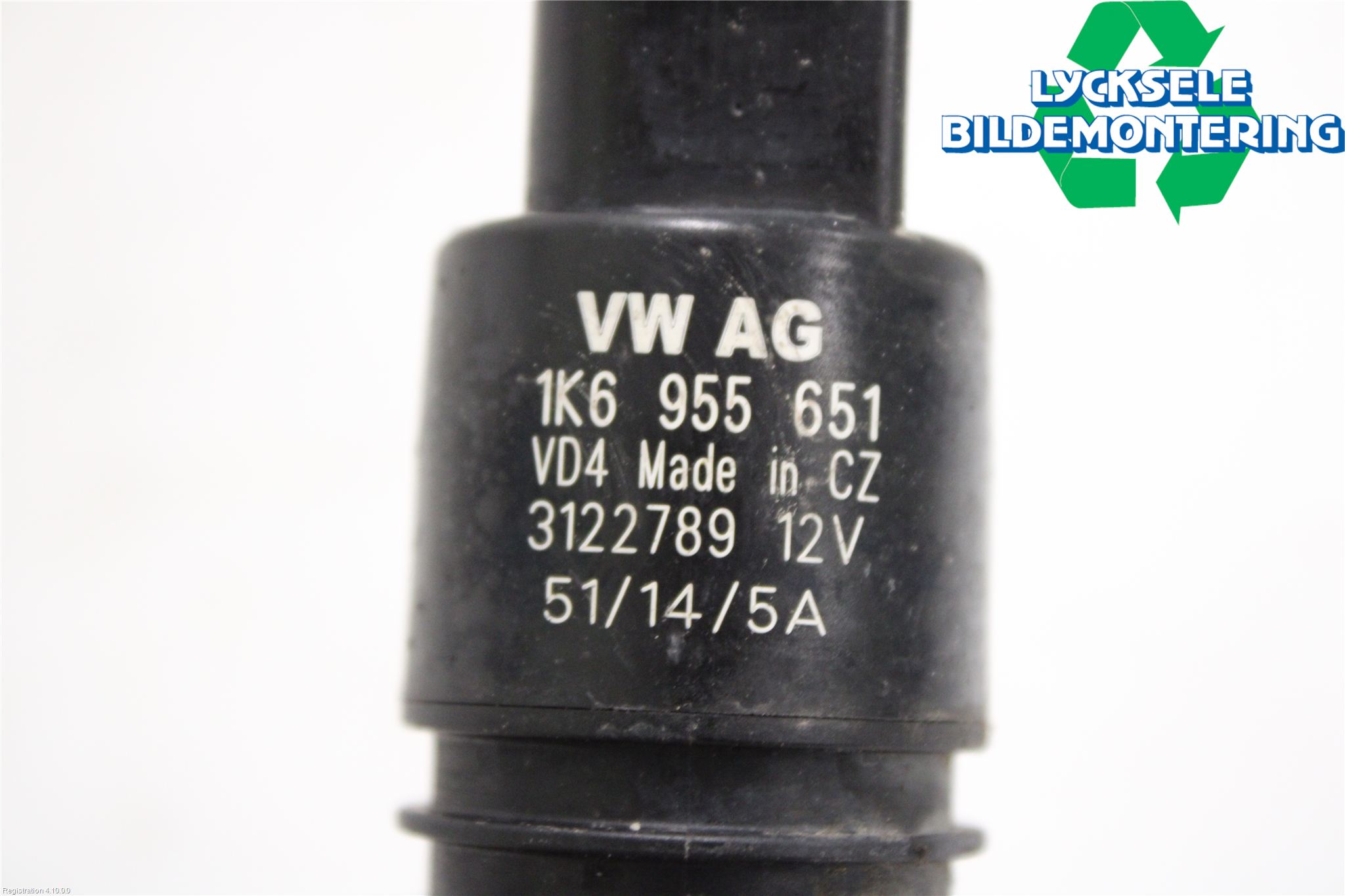 Audi A3/S3 8V 13-20 Spolarpump Vindruta