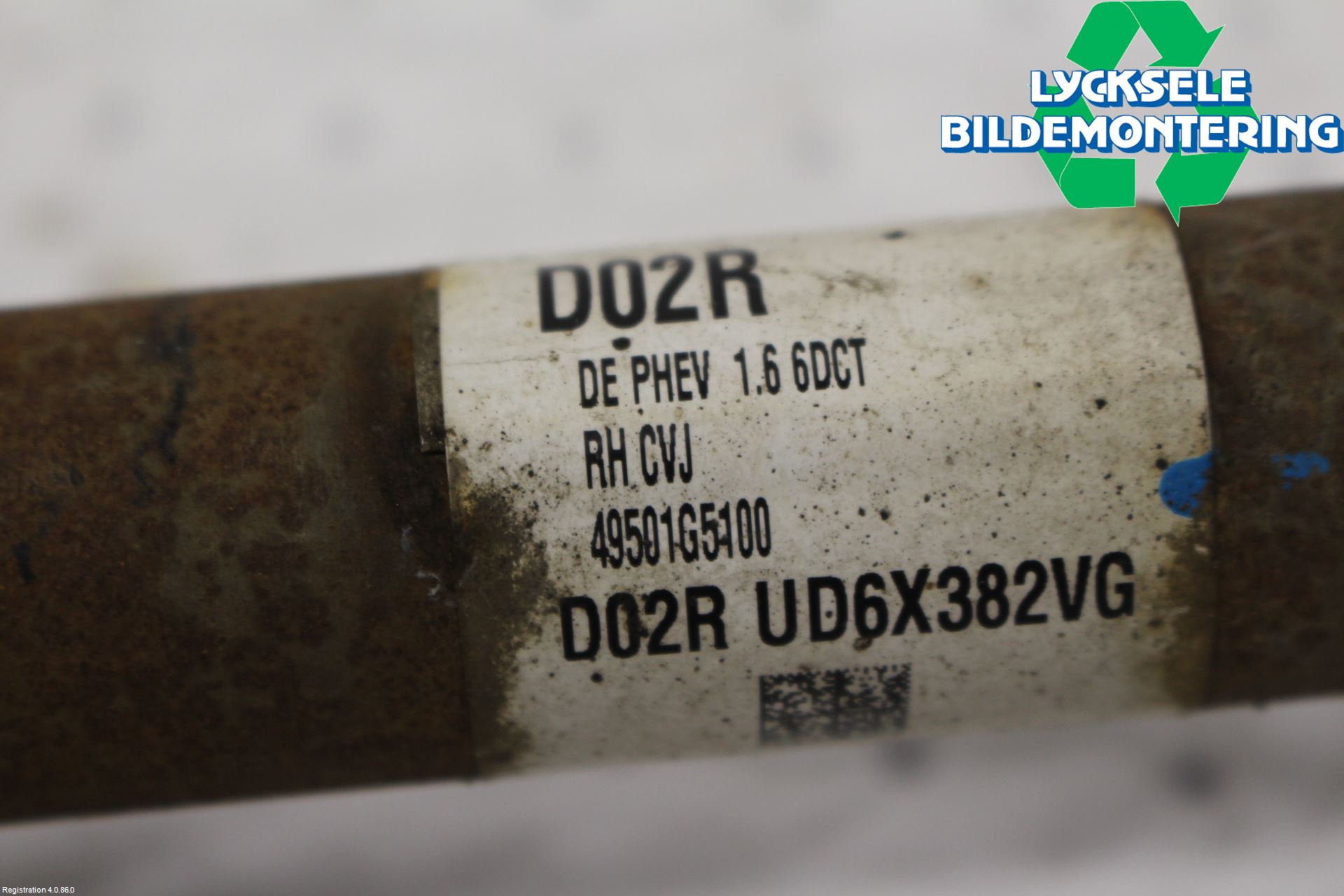 Kia NIRO (DE) 17-22 Drivaxel Fram Höger