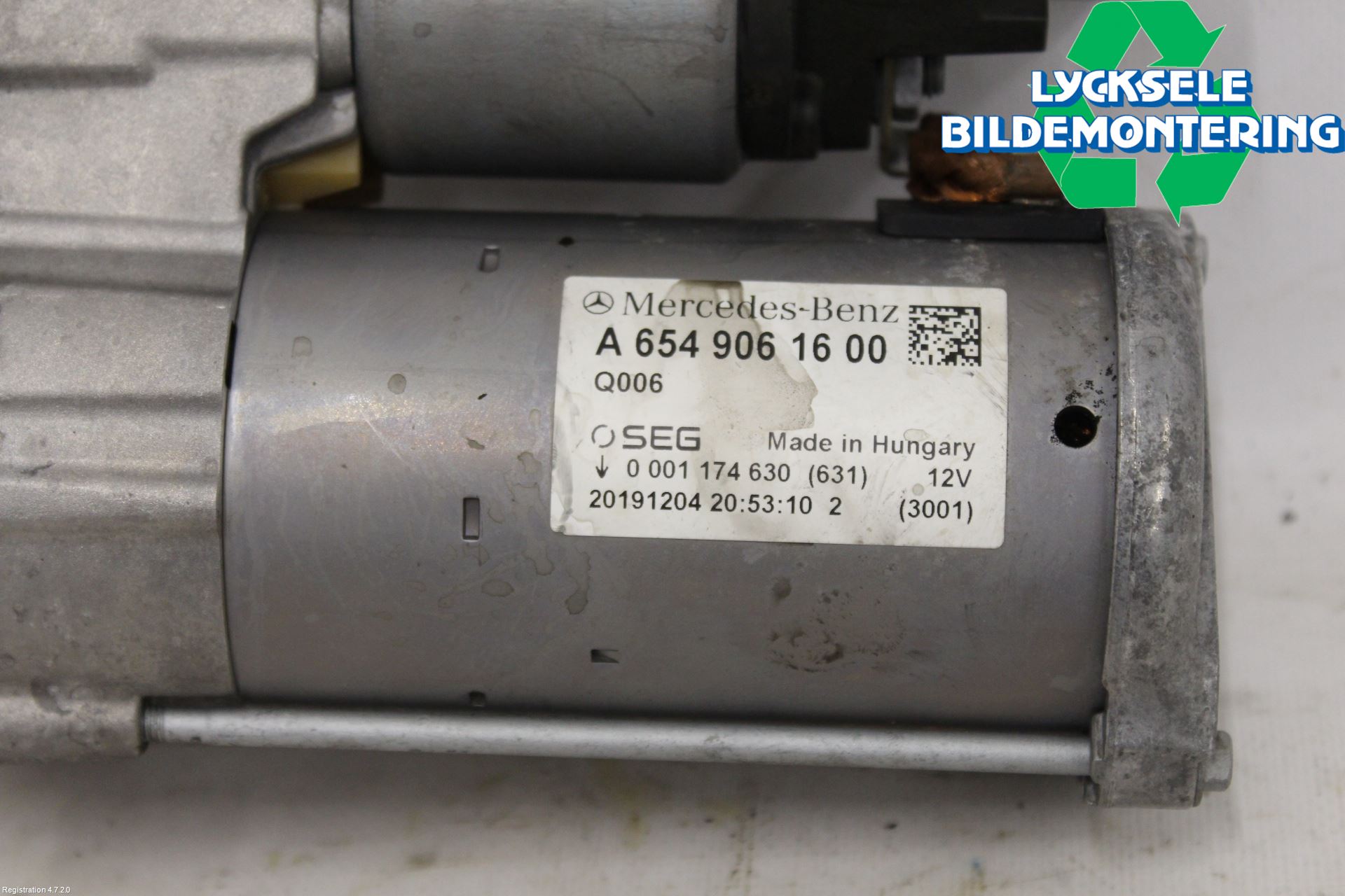 Mercedes-Benz MB C-KLASS (W205) 14-21 Startmotor Diesel