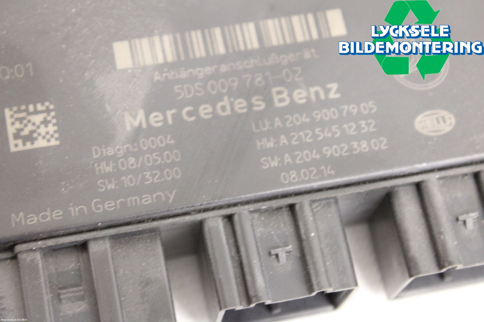 Mercedes-Benz MB E-KLASS (W212) 09-16 Styrenhet Dragkrok