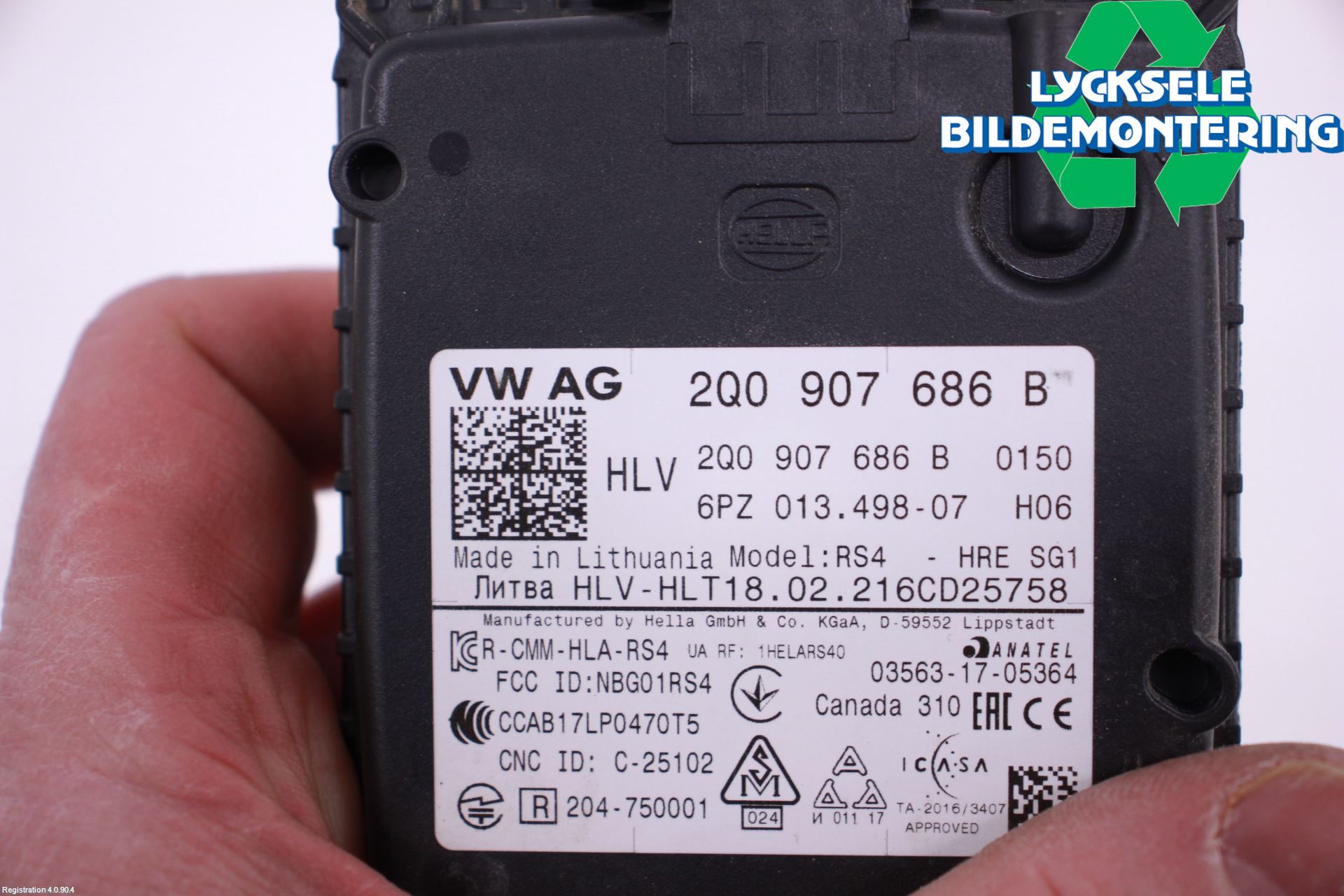 Skoda SUPERB 16-24 Sensor Aktivt Kollisionsskydd