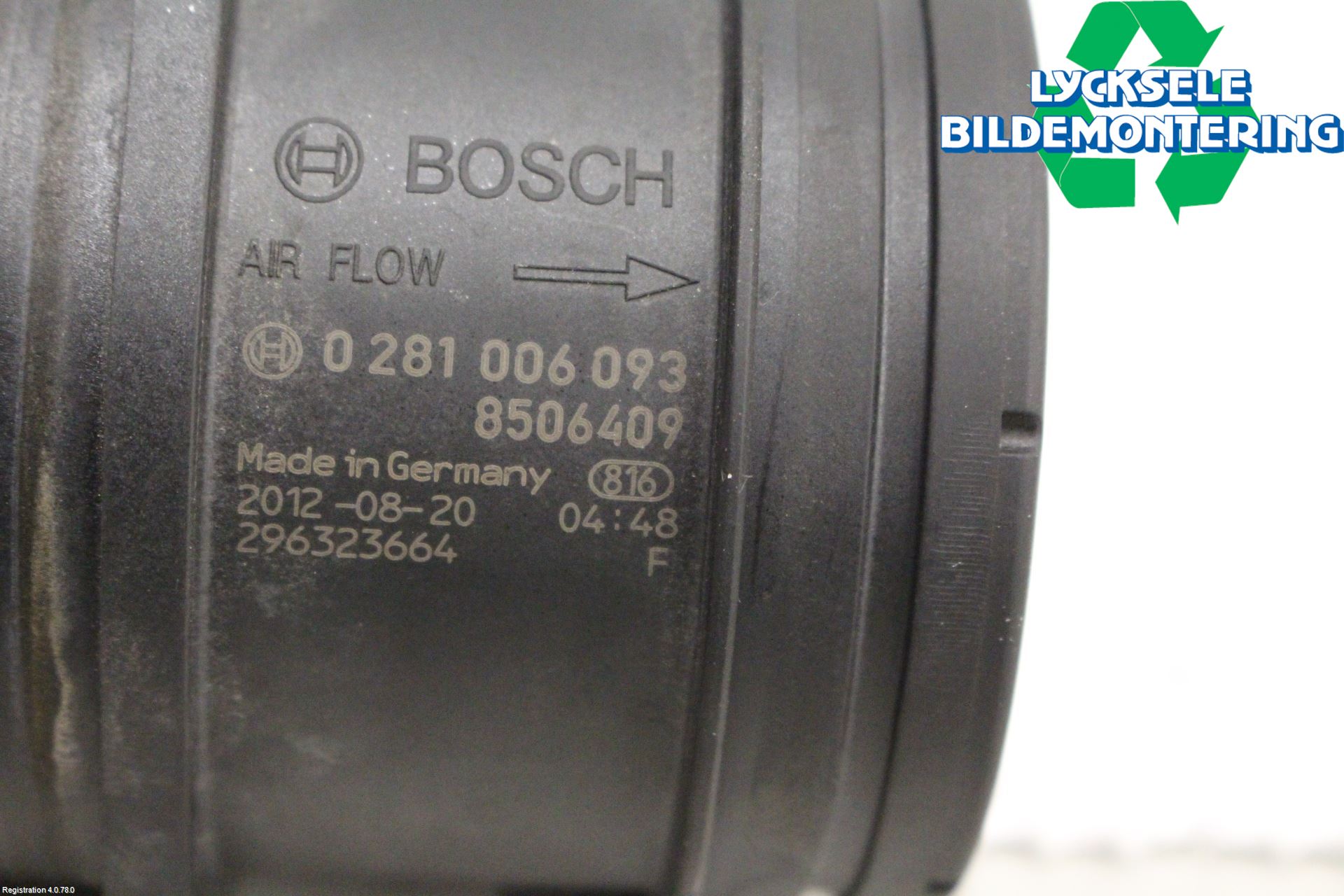 BMW X1 E84 10-15 Injluftmassamätare