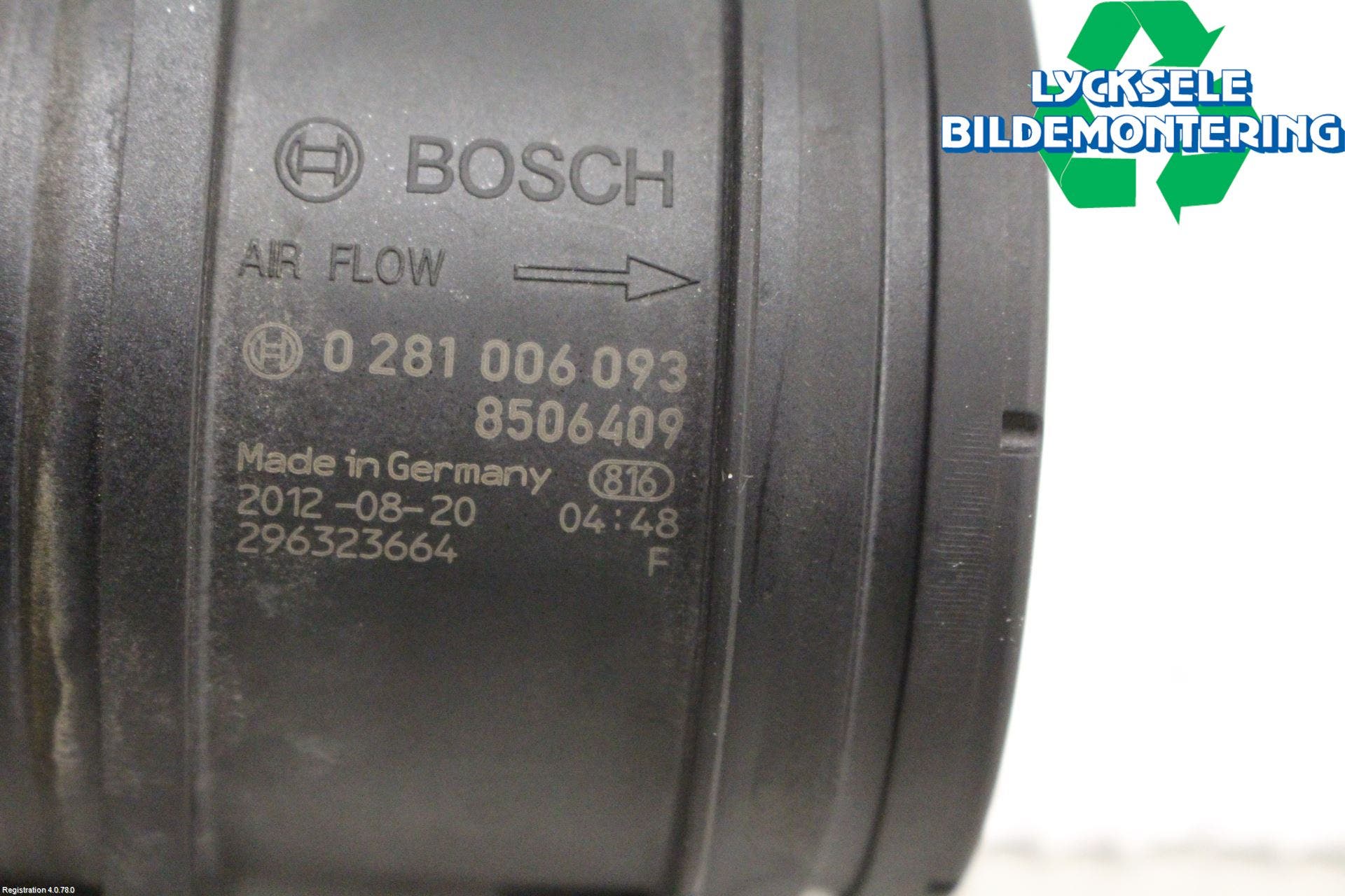 BMW X1 E84 10-15 Injluftmassamätare