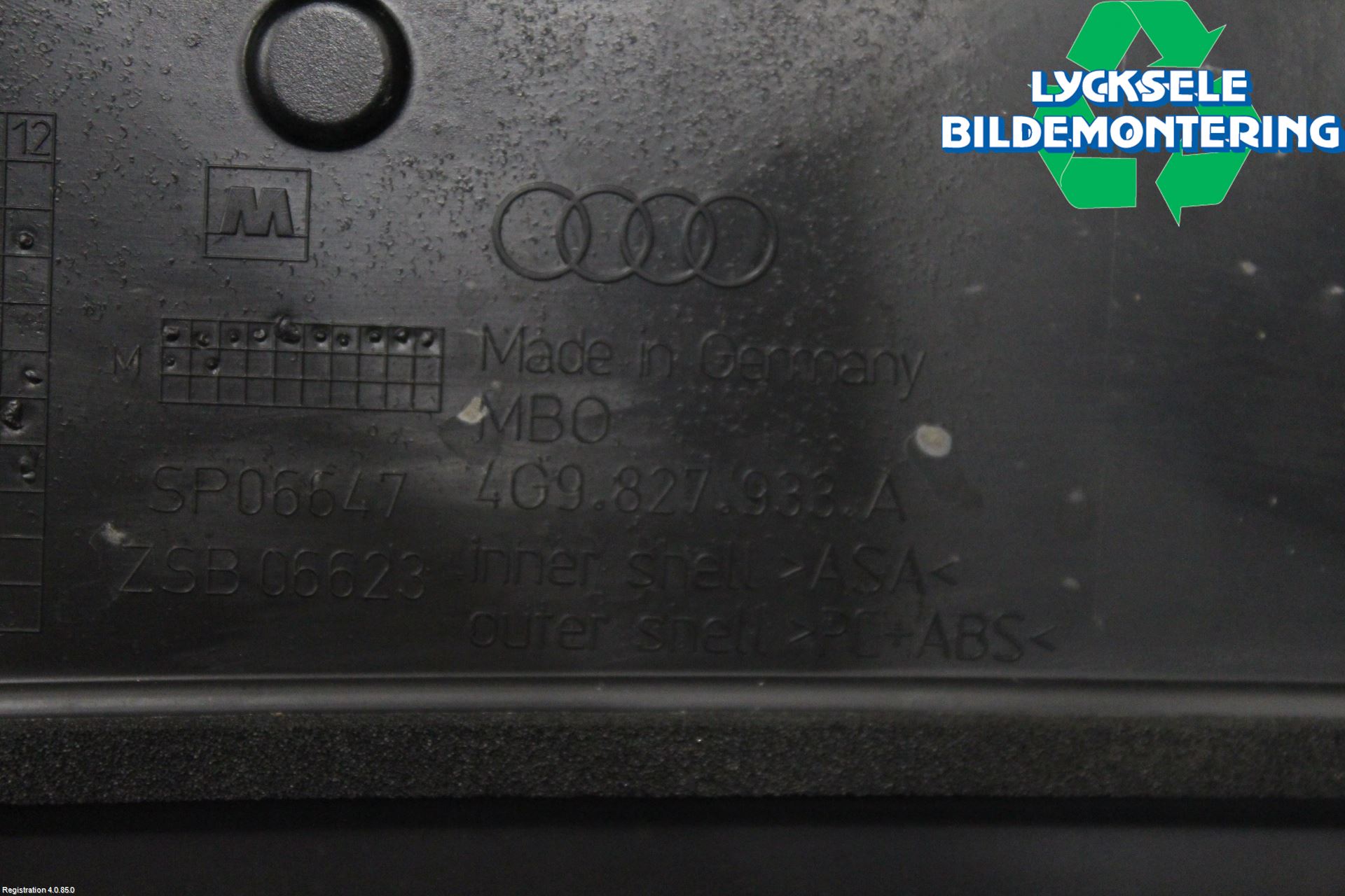 Audi A6/S6 4G 11-18 Spoiler Baklucka