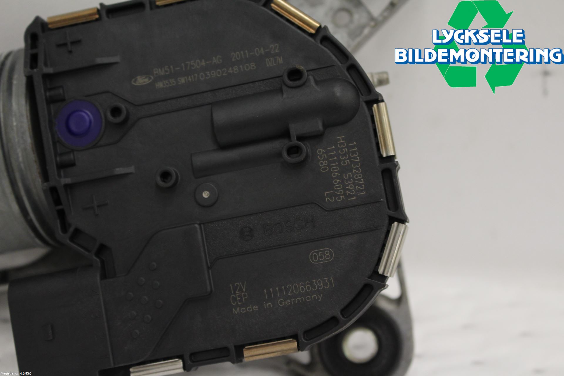 Ford FOCUS 11-14 Torkarmotor Vindruta