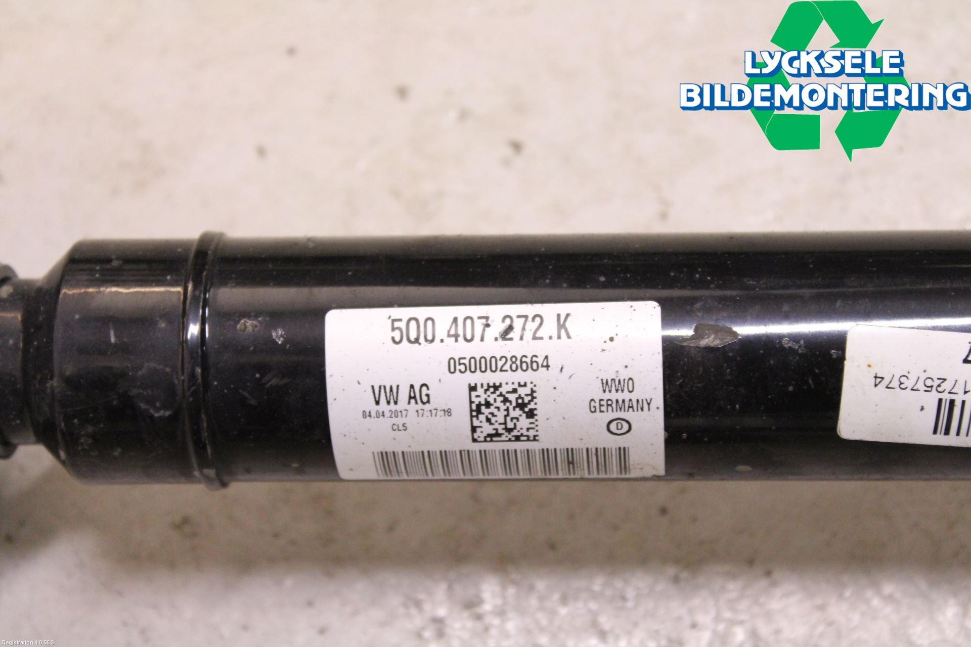 Volkswagen VW GOLF / E-GOLF VII 13-20 Drivaxel Fram Höger