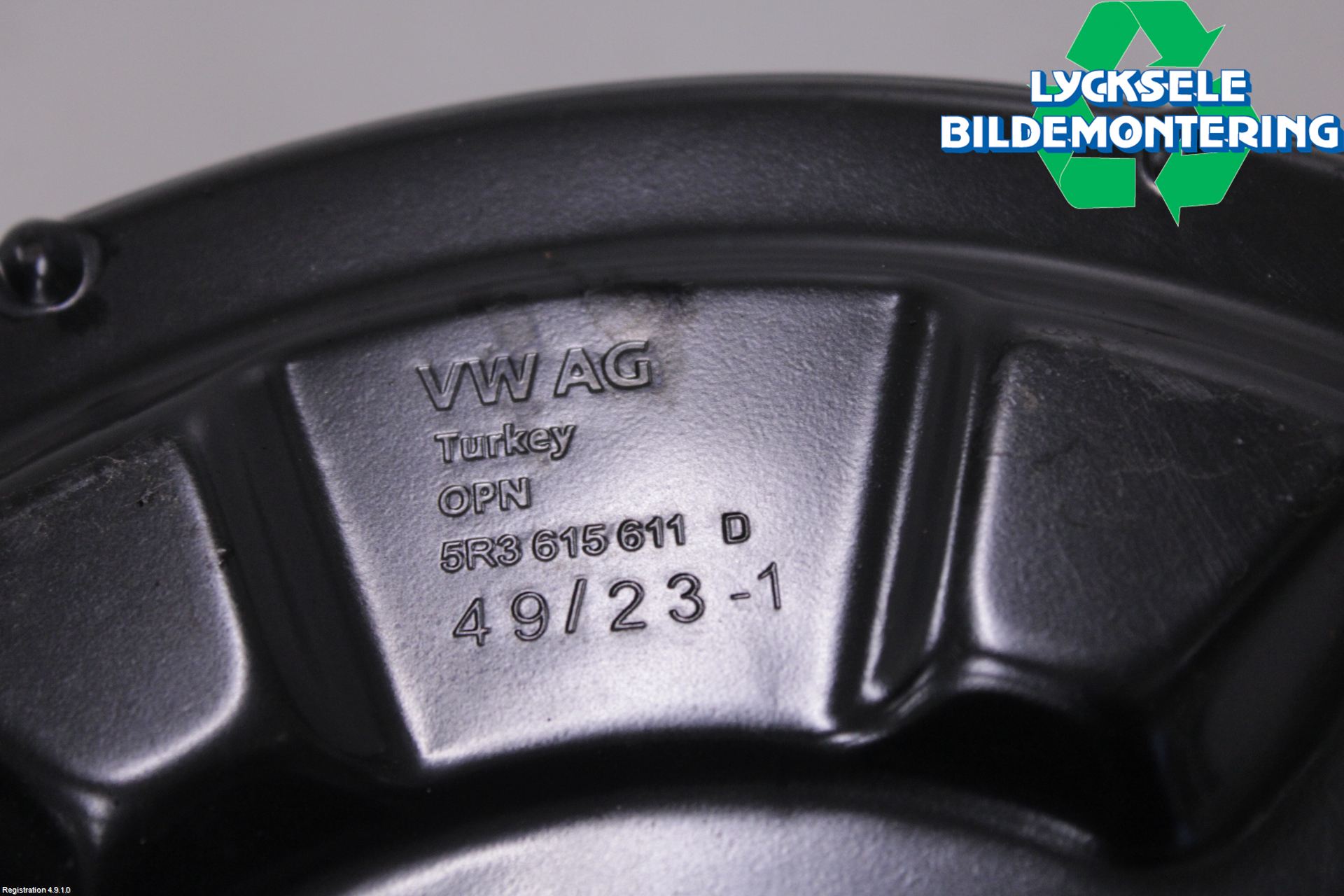 Volkswagen VW CADDY 21- Bromssköld Bak