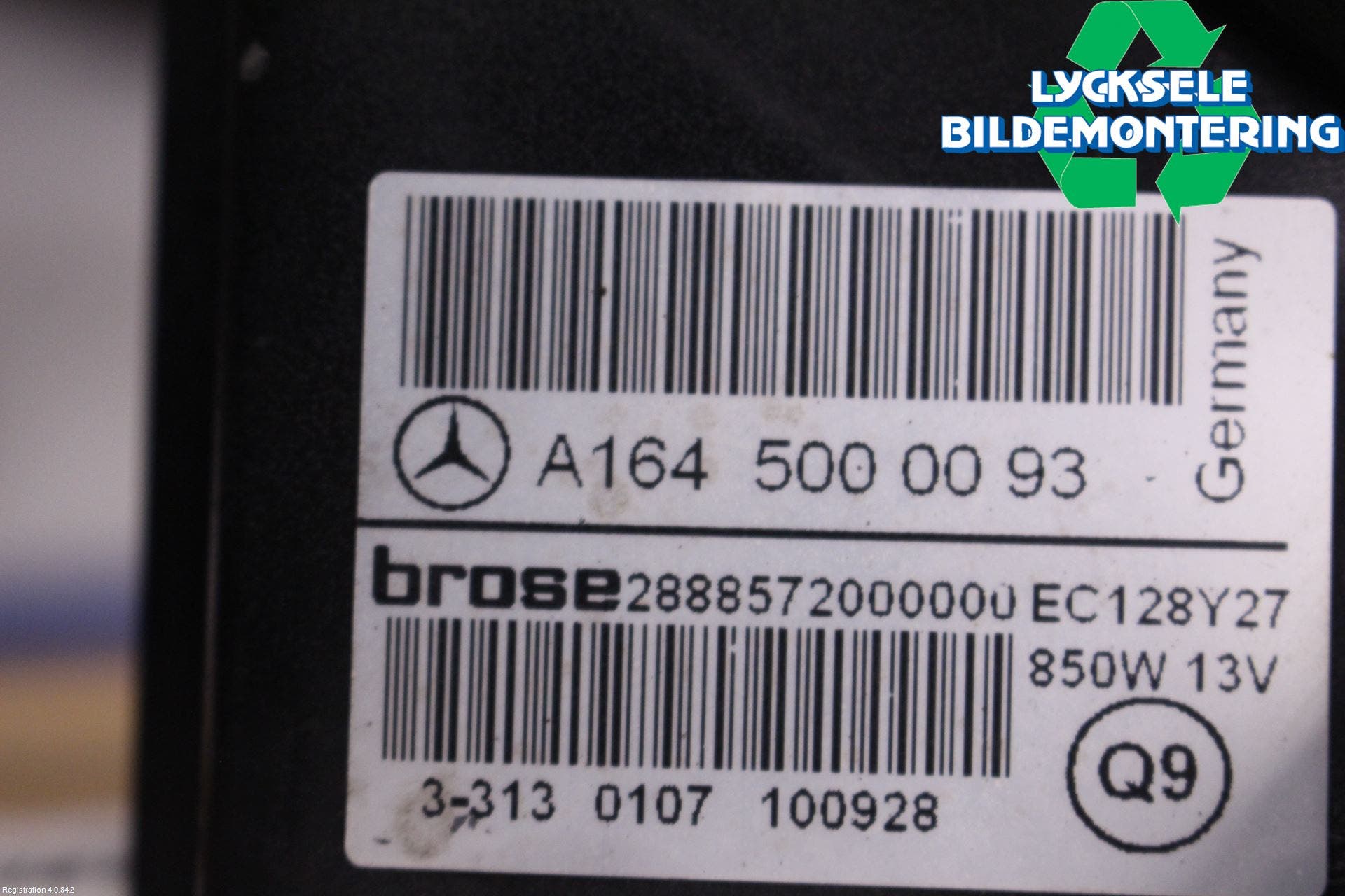 Mercedes-Benz MB ML (W164) 05-11 Kylfläkt El