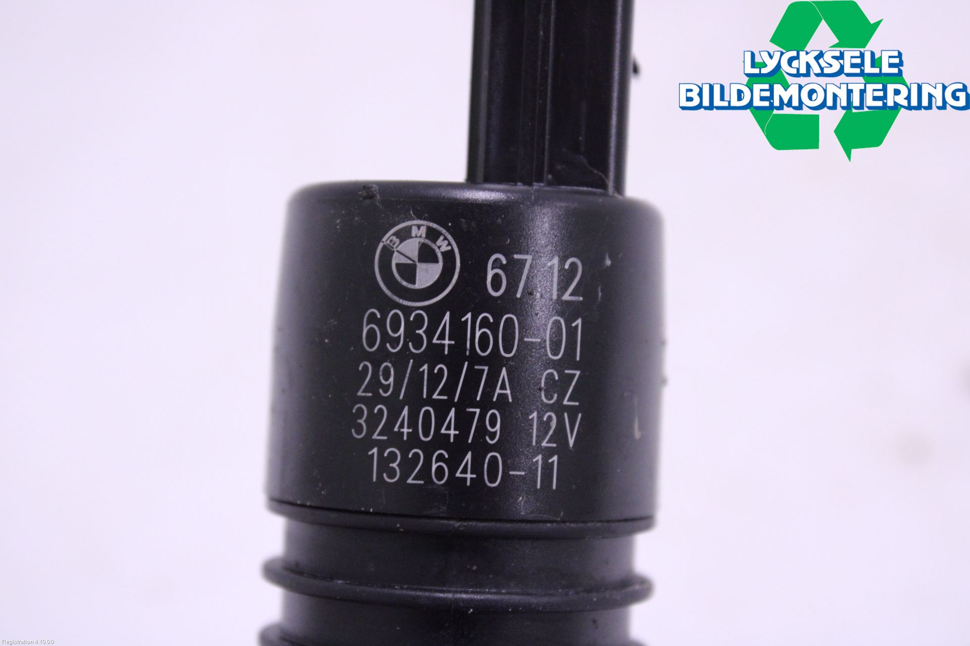BMW 5 F10/F11/F18 09-17 Spolarpump Vindruta