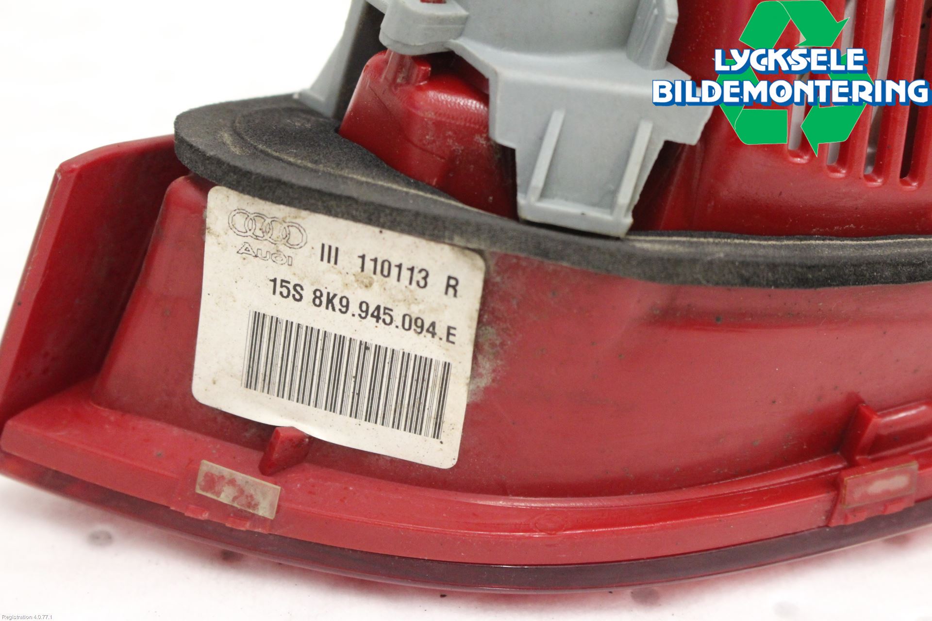 Audi A4 12-15 Bakljus Lucka Hö