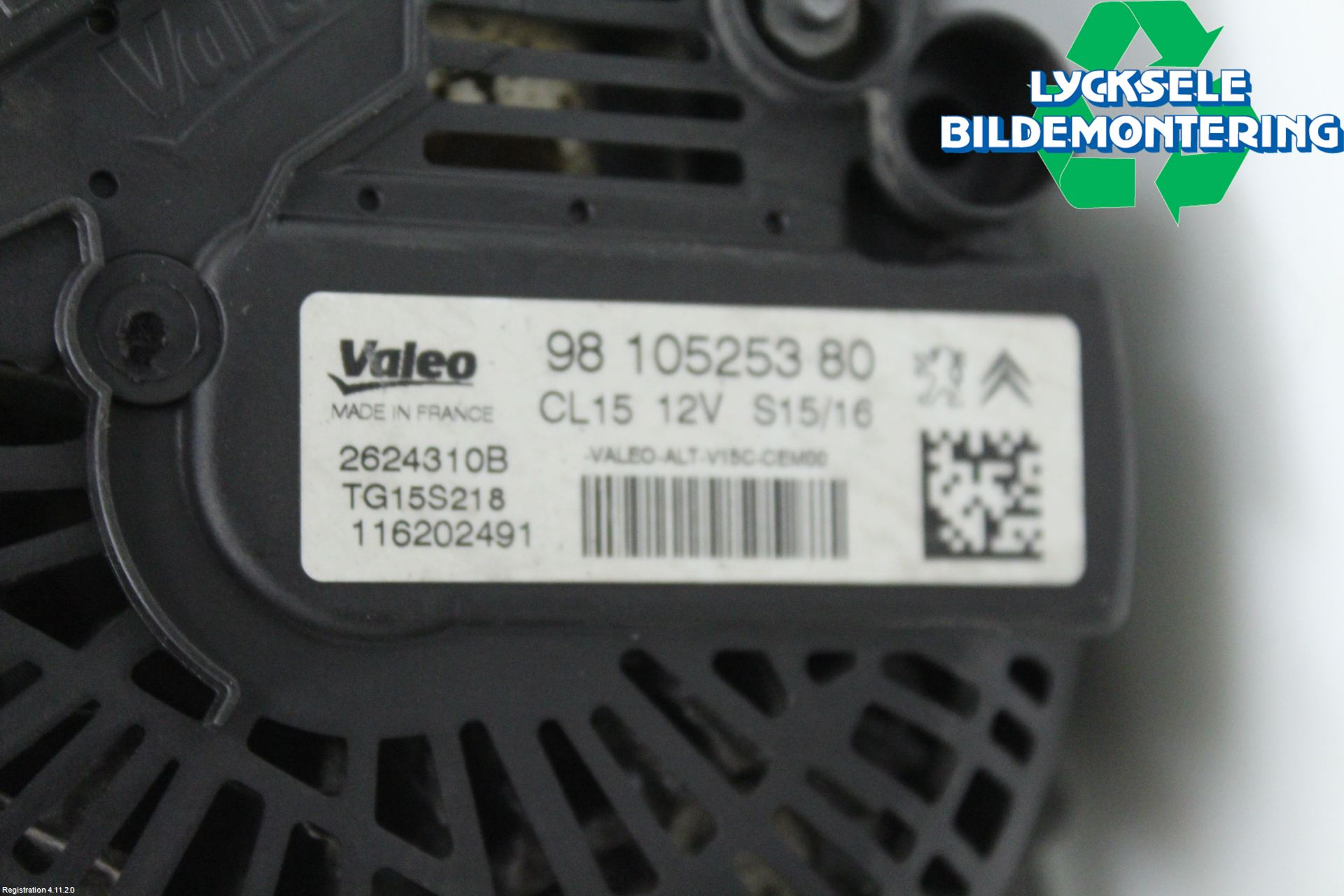 Peugeot 2008 13-20 Generator