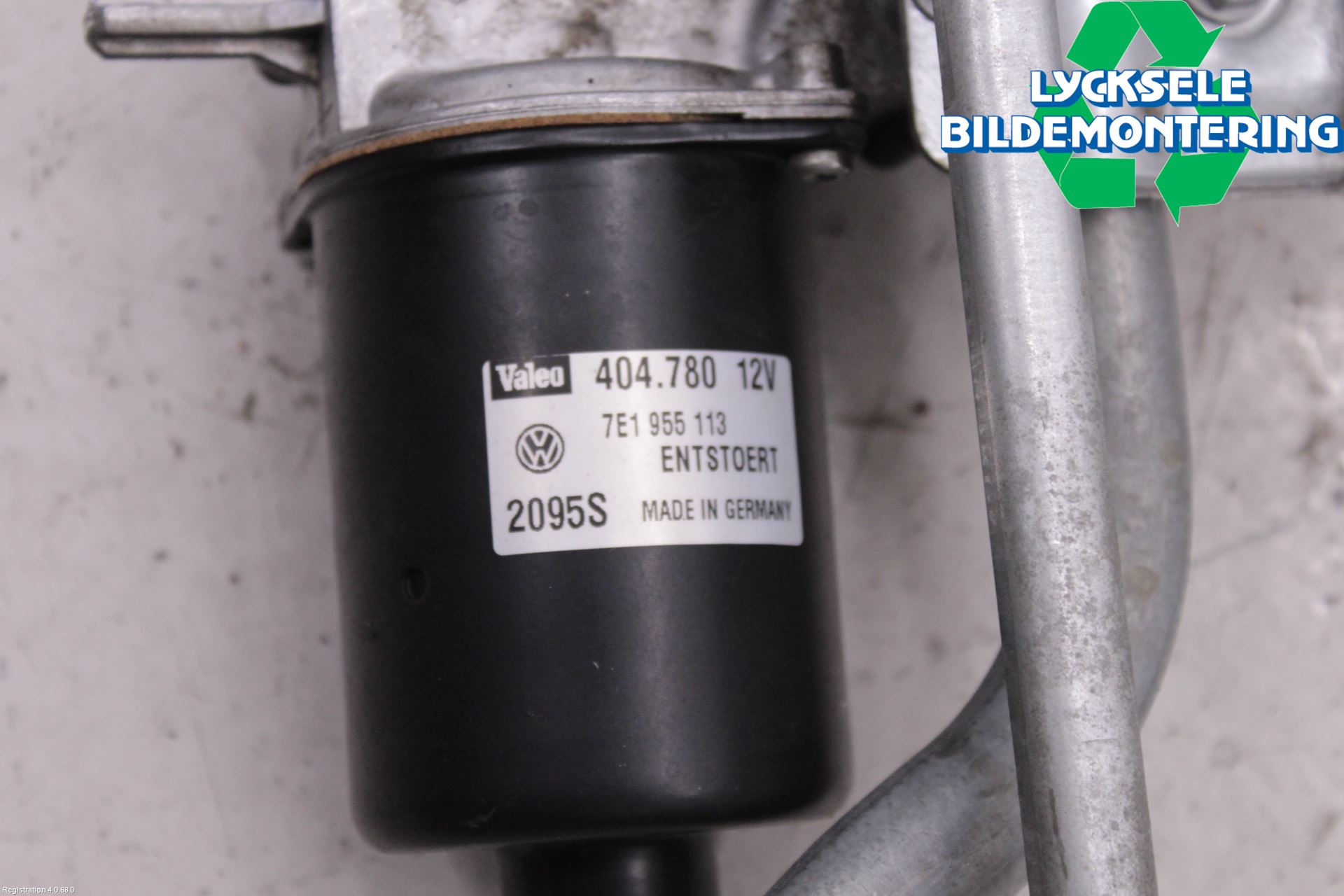 Volkswagen VW TRANSP/CARAVELLE (T5) 04-15 Torkarmotor Vindruta