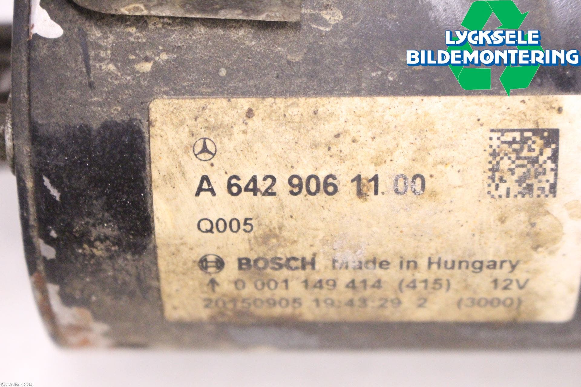 Mercedes-Benz MB CLS (C218/X218) 11-17 Startmotor Diesel