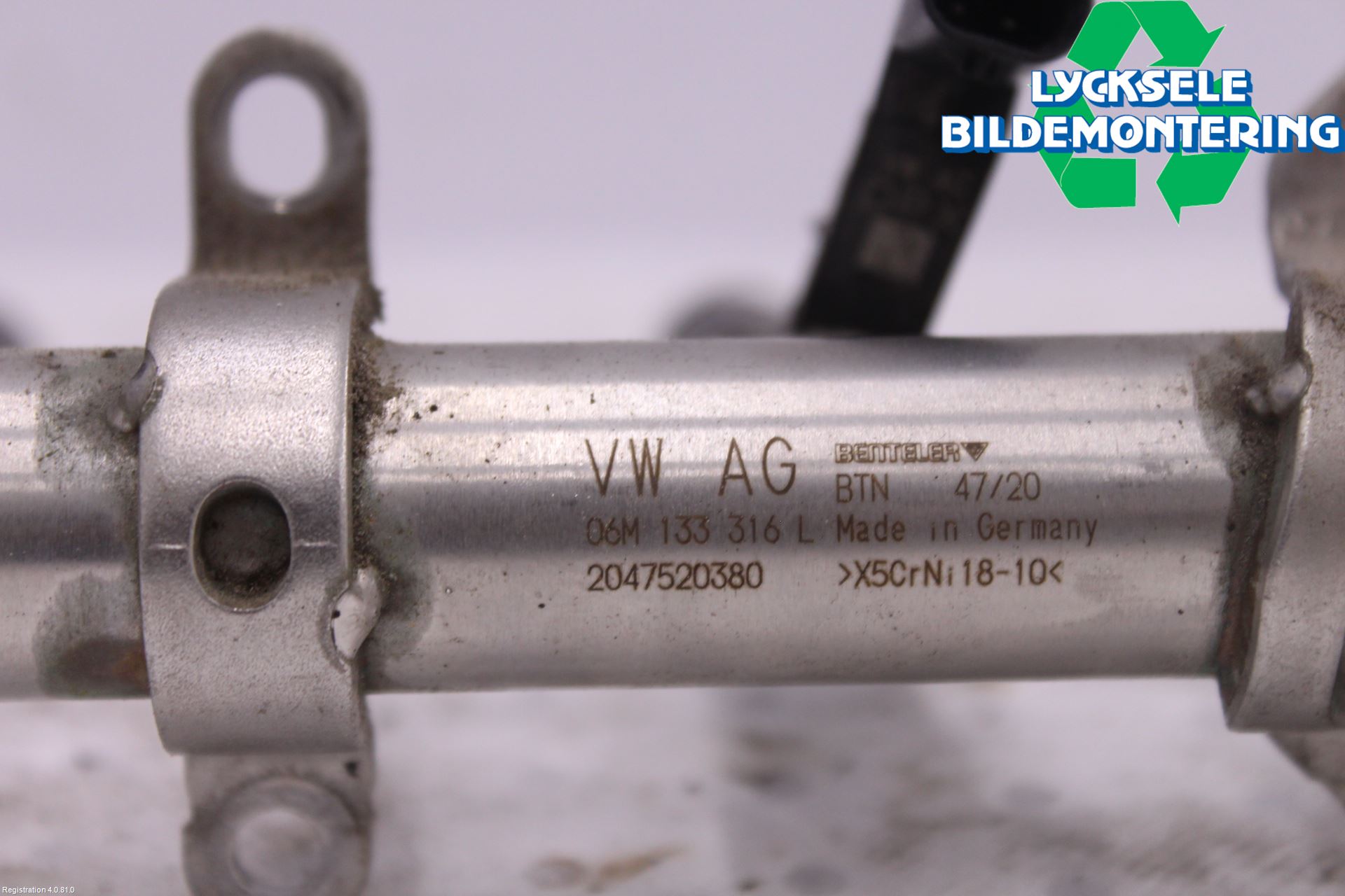Volkswagen VW TOUAREG CR 18- Injspridarrör