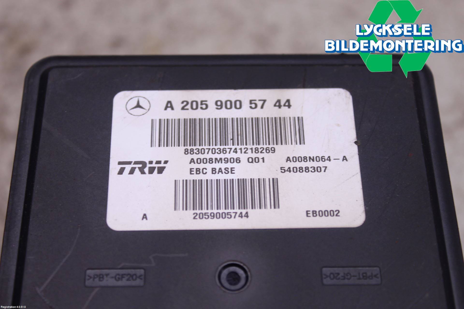Mercedes-Benz MB C-KLASS (W205) 14-21 Abs Hydraulaggregat