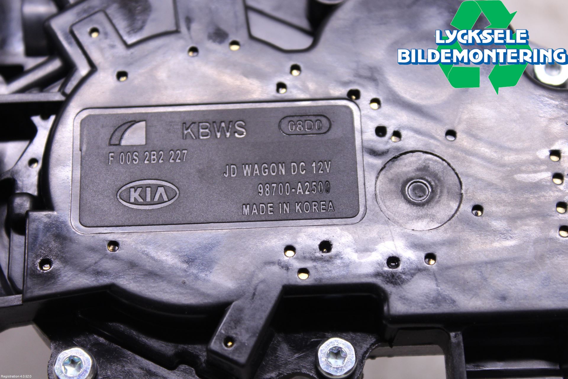 Kia CEED 12-18 Torkarmotor Baklucka
