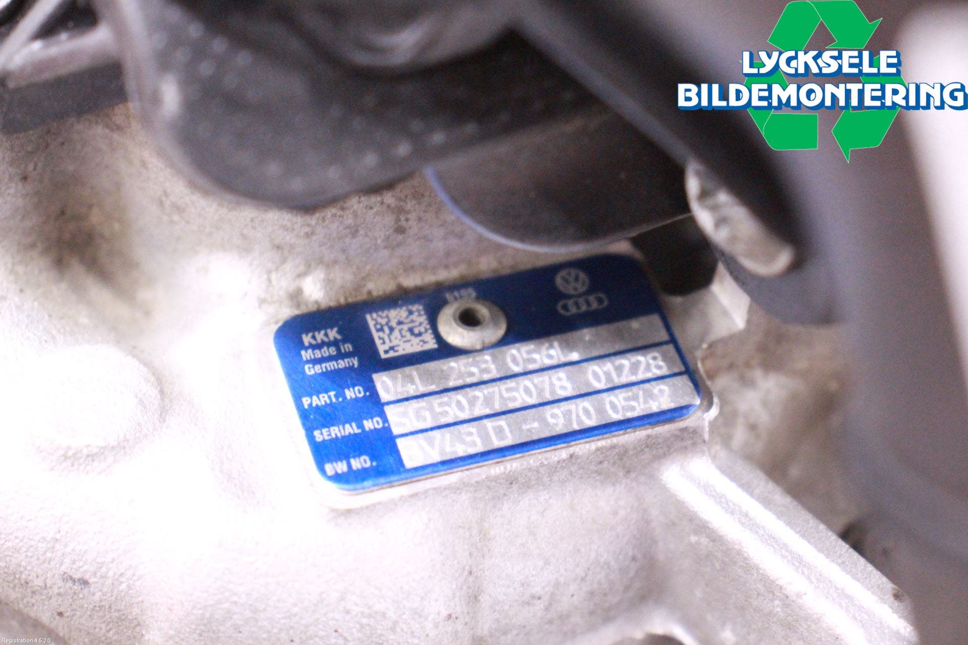 Audi A4/S4 B9 16-19 Turboaggregat