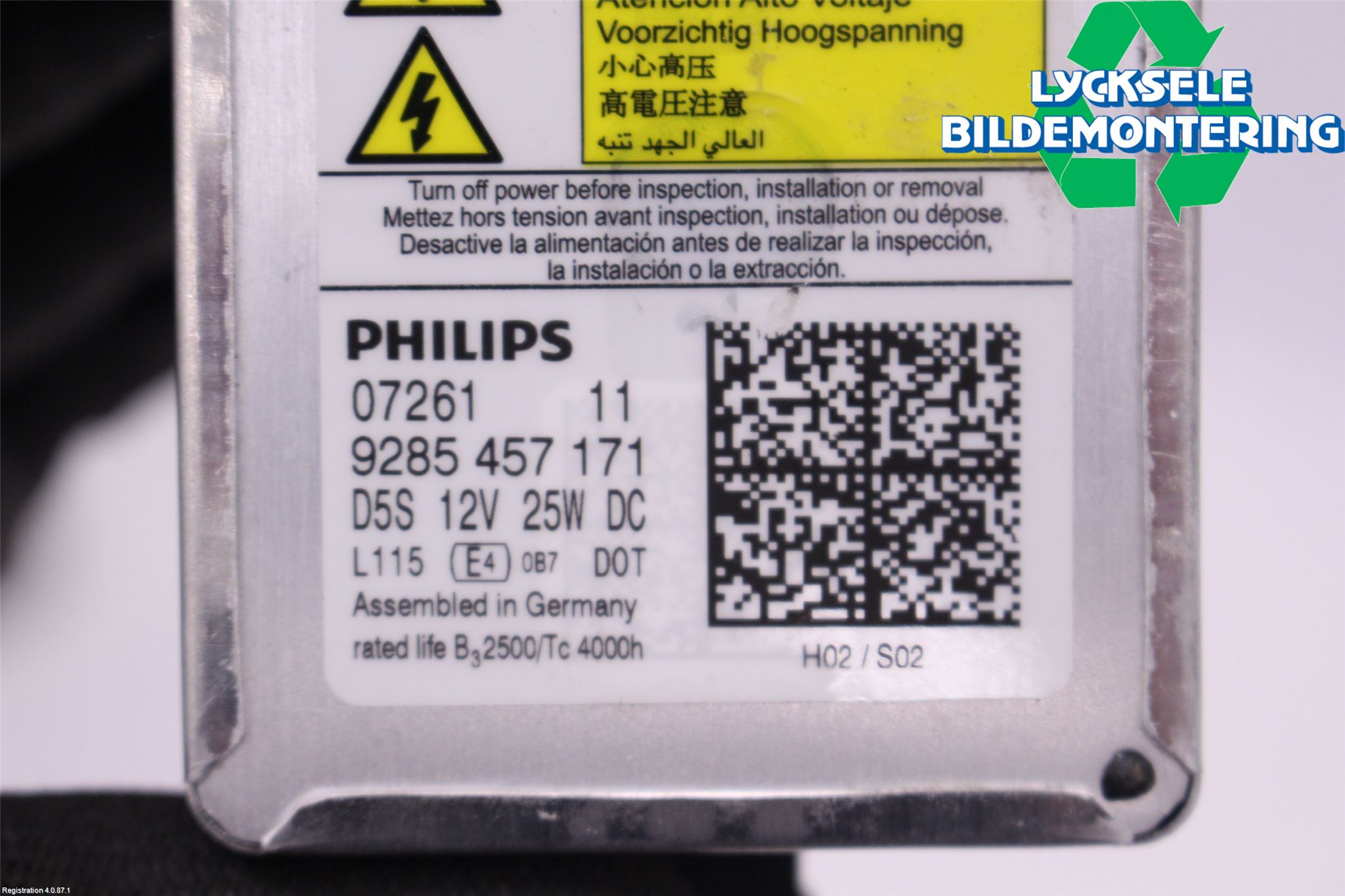 Ford TRANSIT/TOURNEO CUSTOM 13-24 Strålkastarglödlampa Xenon