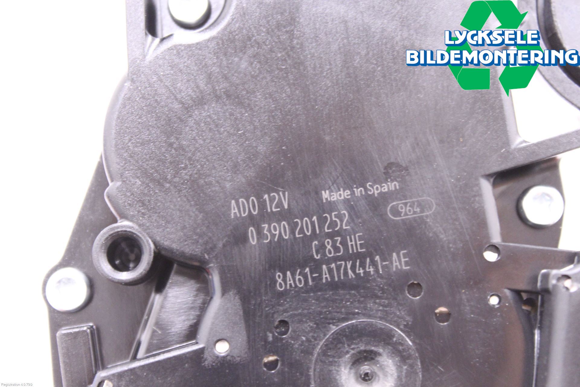 Ford FIESTA 13-17 Torkarmotor Baklucka