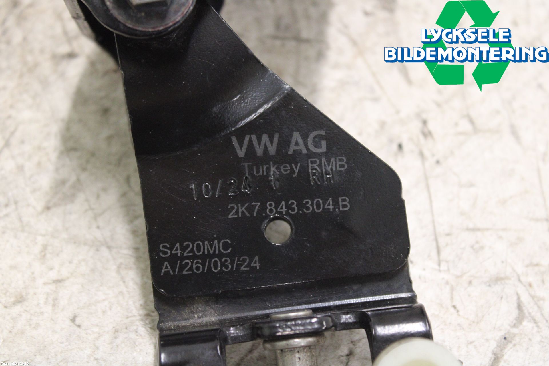 Volkswagen VW CADDY 11-15 Skjutdörr Gångjärn-Rullar