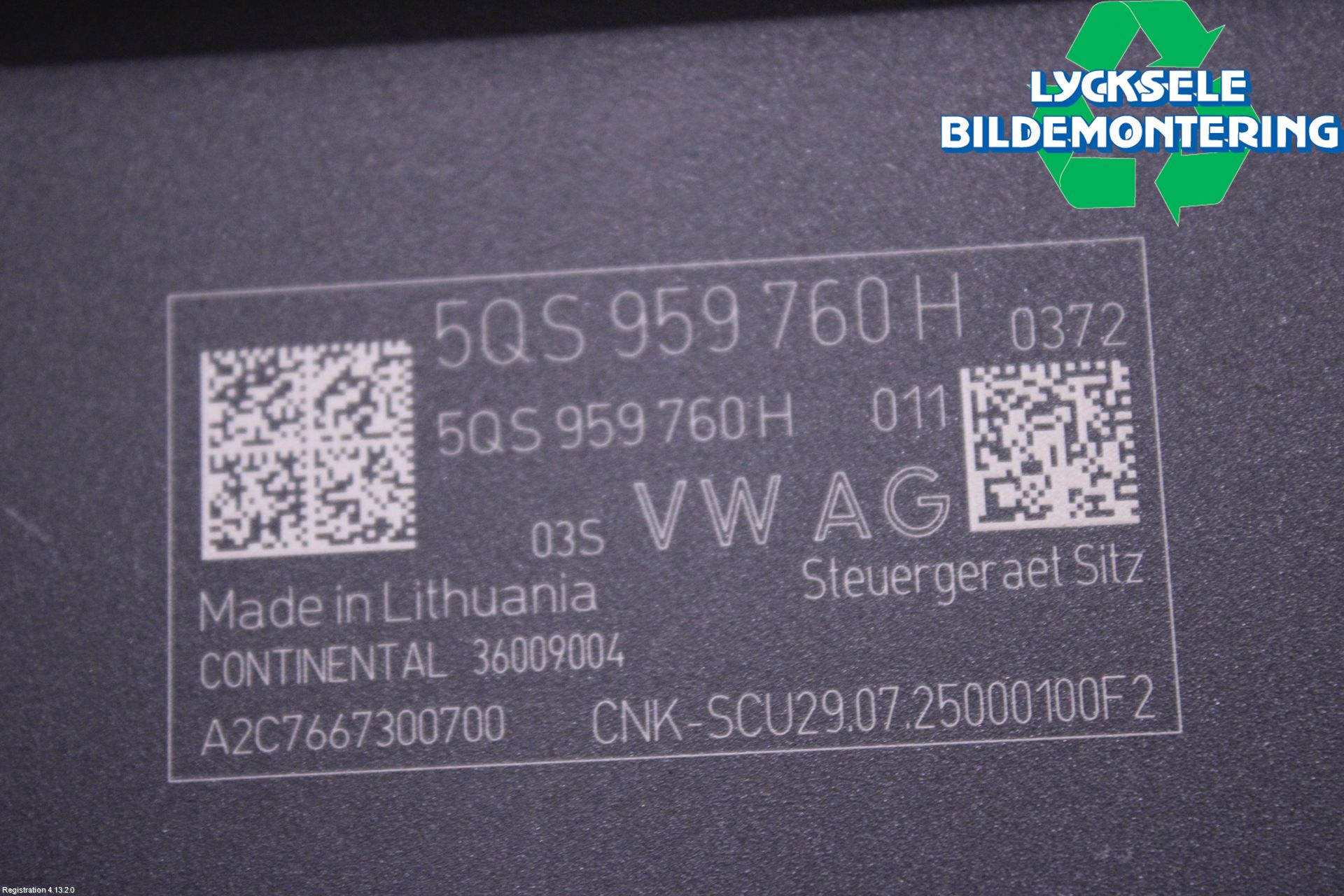 Volkswagen VW PASSAT 24- Styrenhet Stolreglering